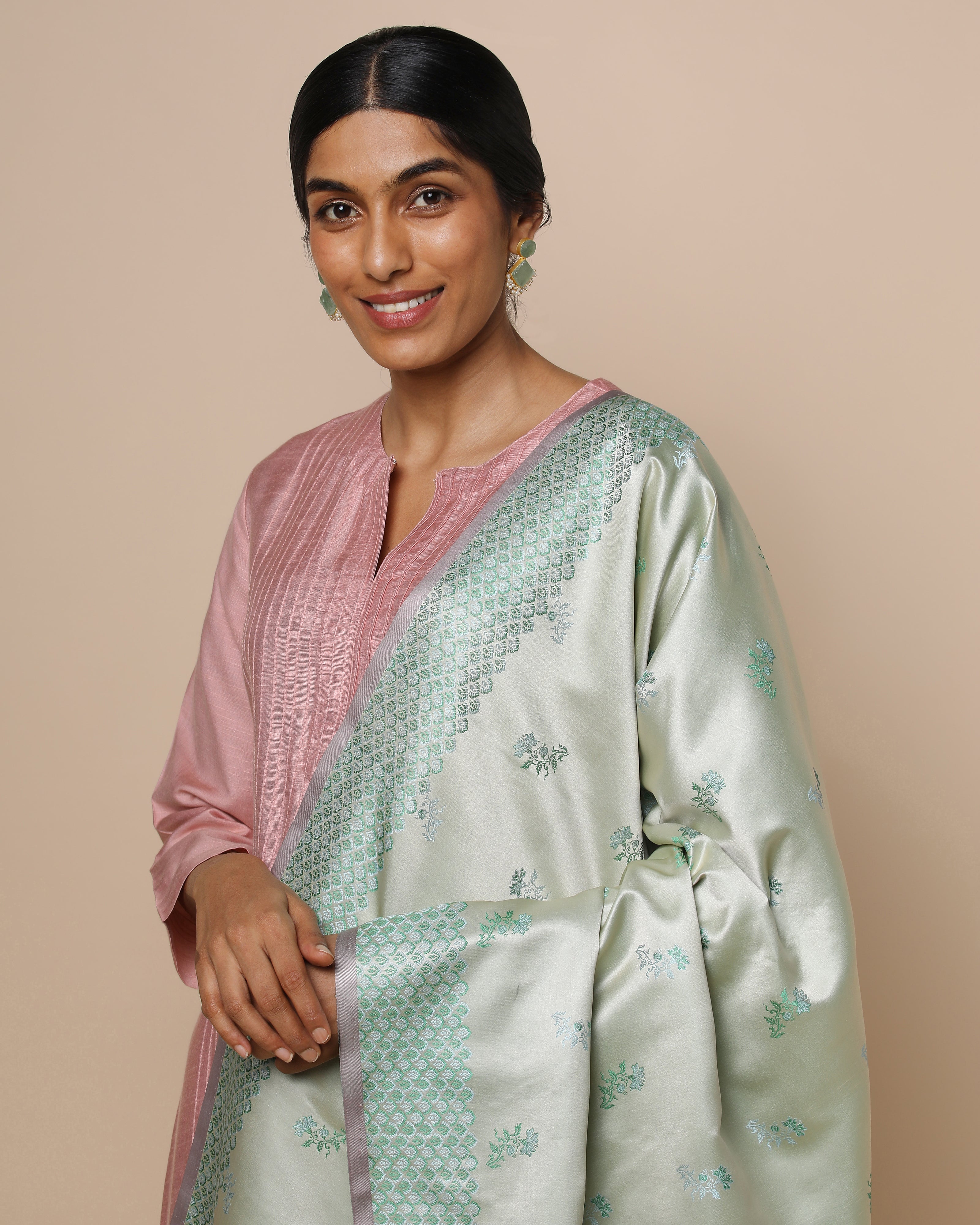 Bhagini Banarasi Tanchoi Silk Dupatta