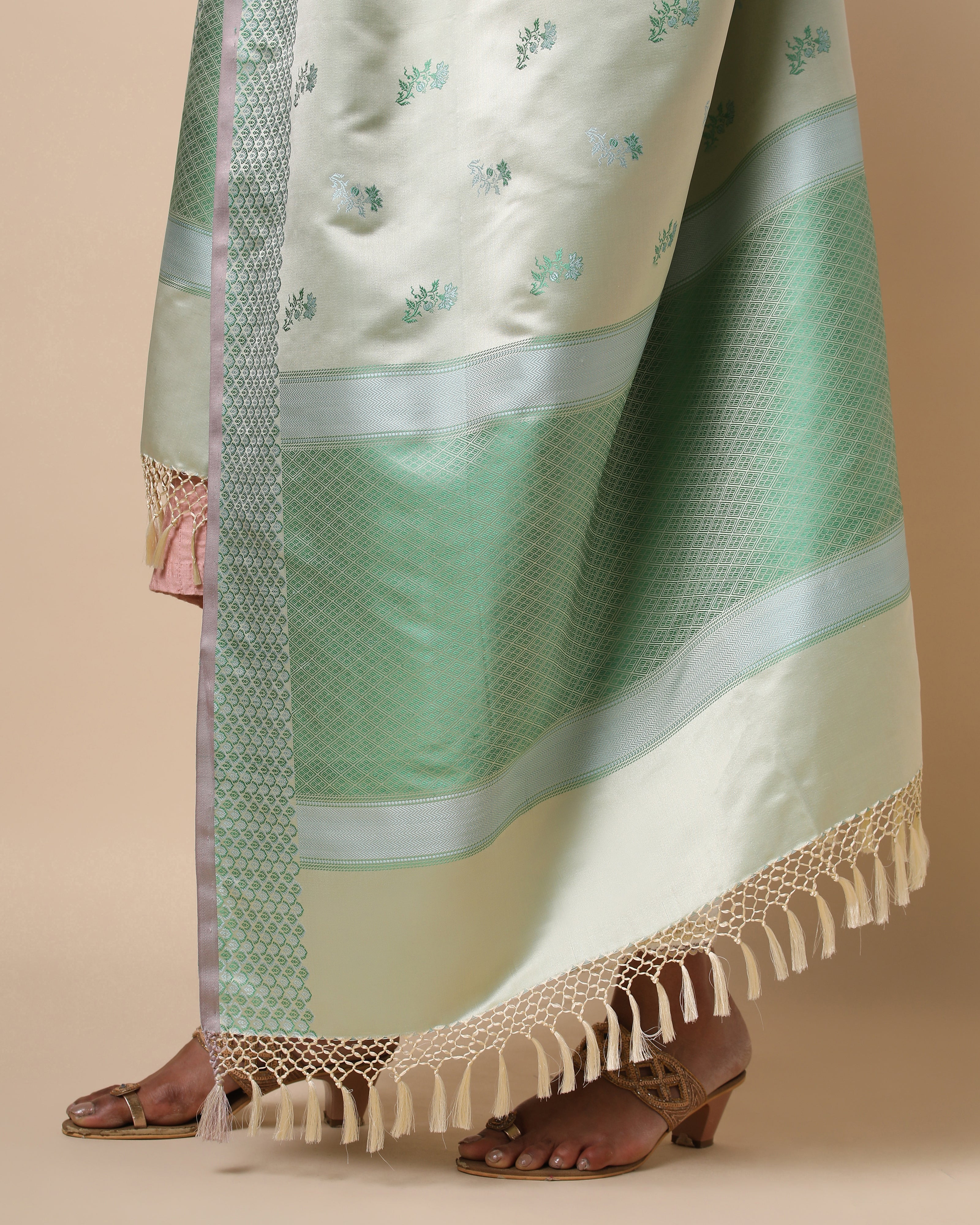 Bhagini Banarasi Tanchoi Silk Dupatta