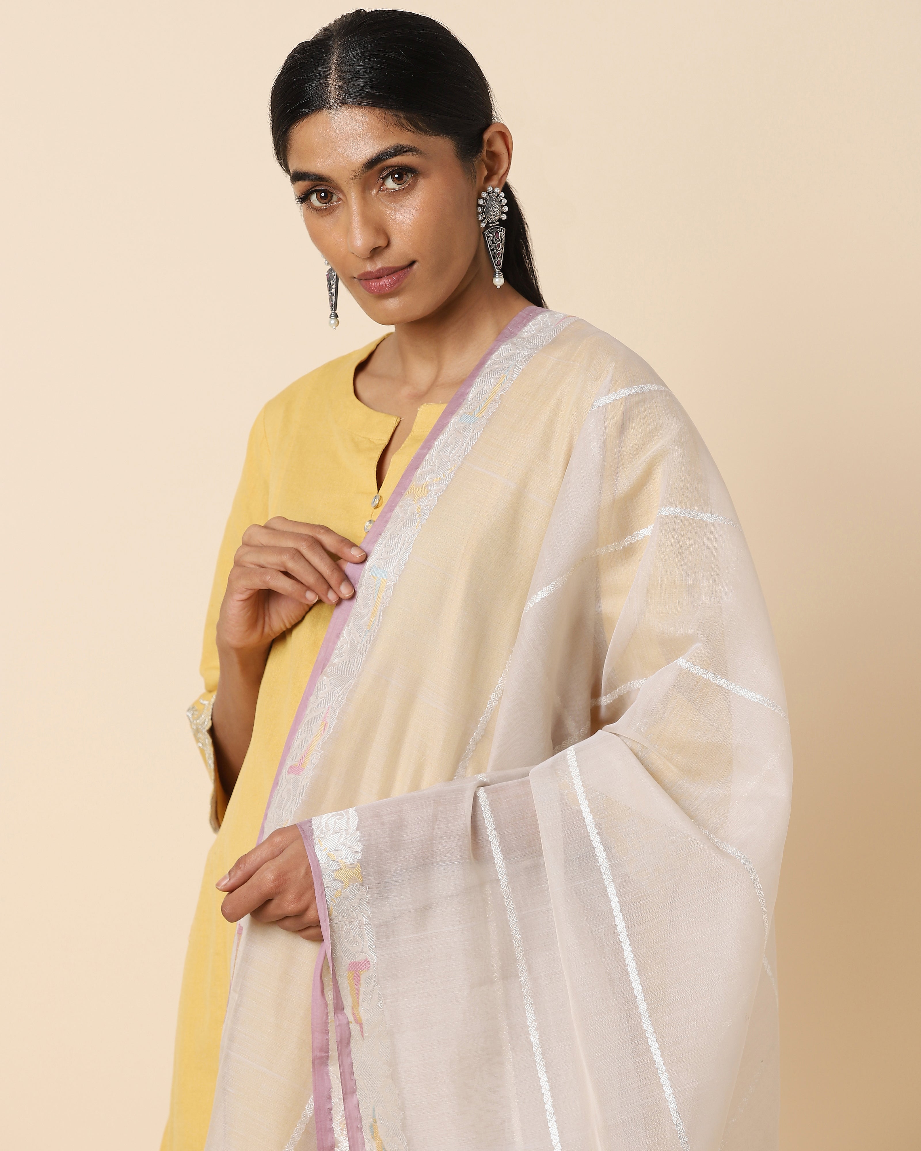 Kokilah Banarasi Kadwa Silk Dupatta