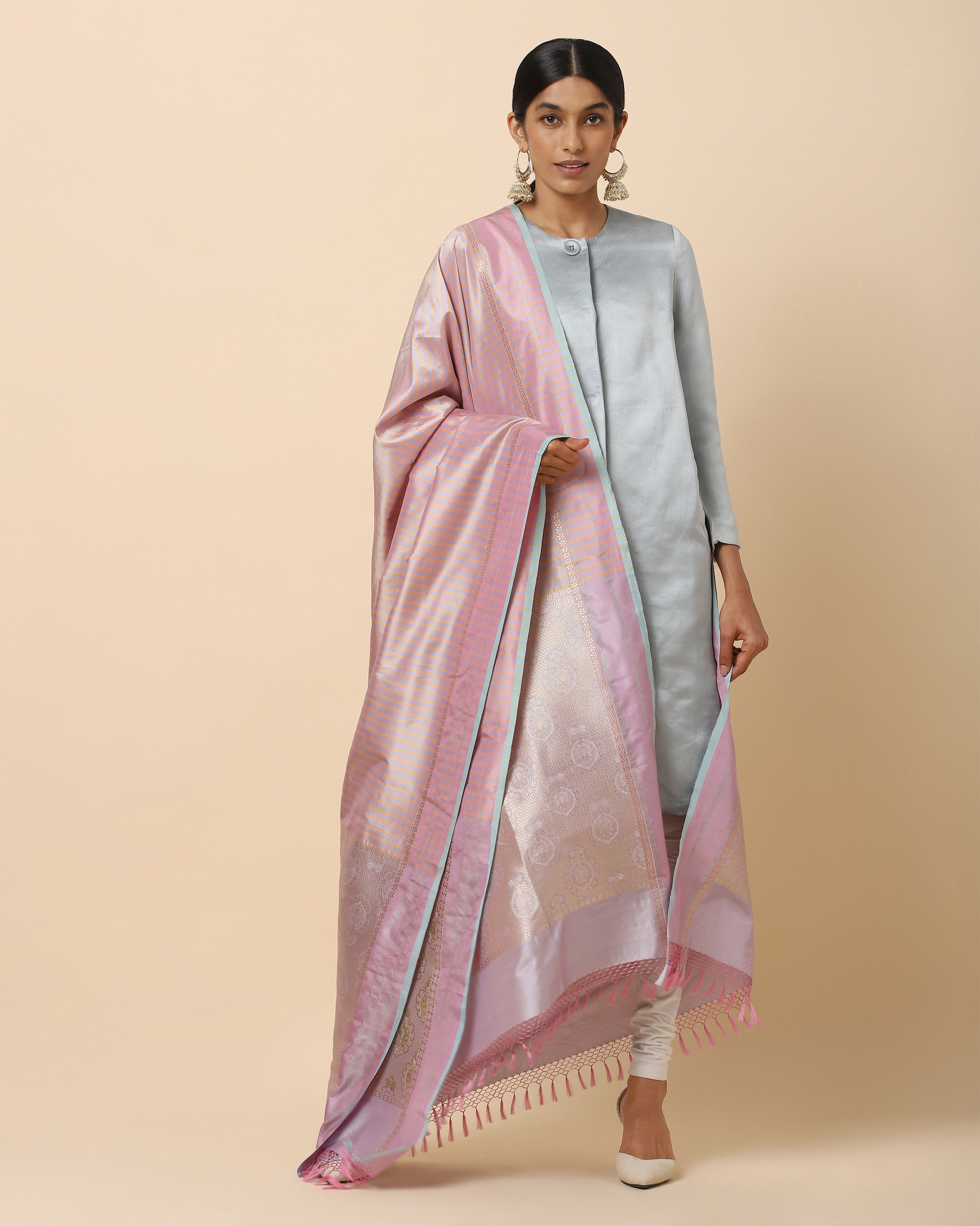 Mira Banarasi Kadwa Silk Dupatta