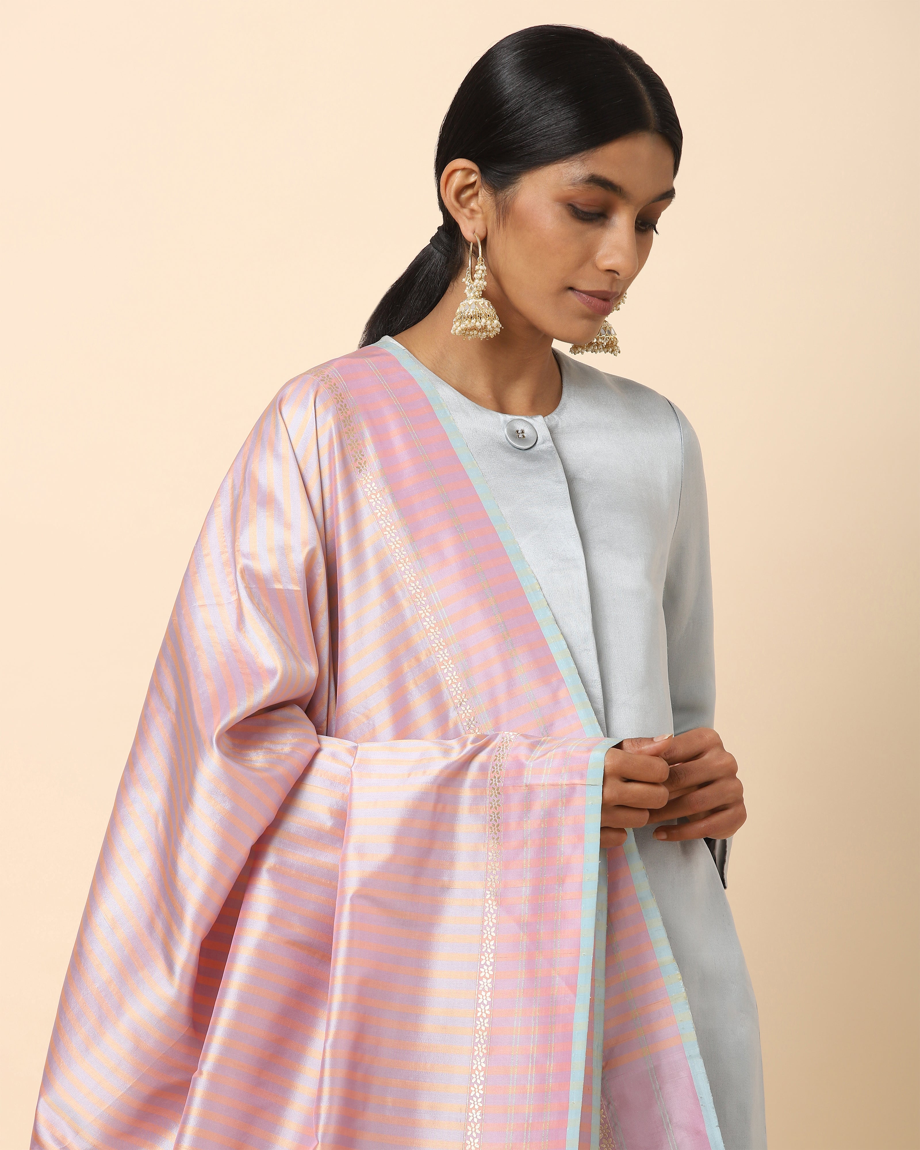 Mira Banarasi Kadwa Silk Dupatta