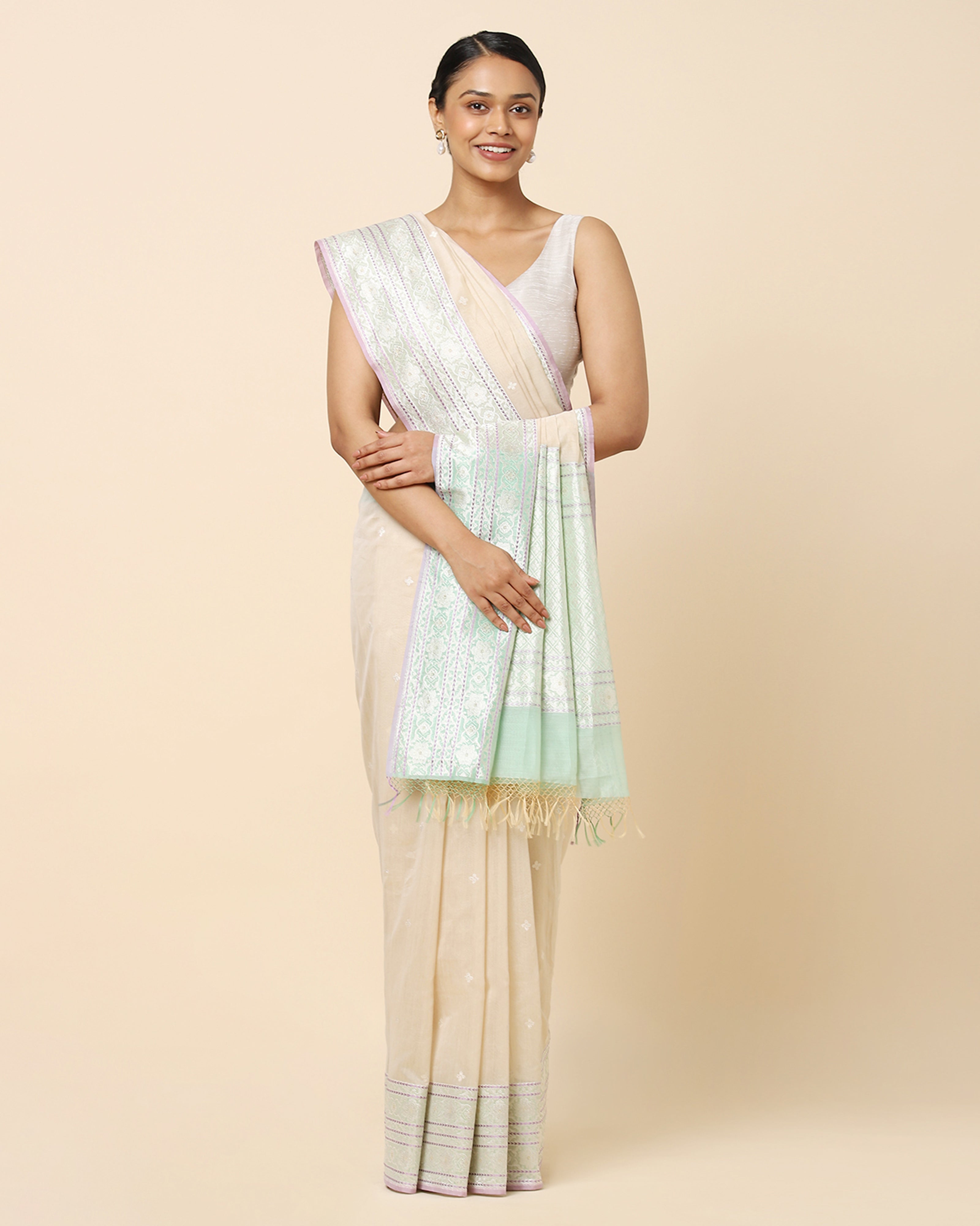 Rivaah Banarasi Kadwa Silk Cotton Saree