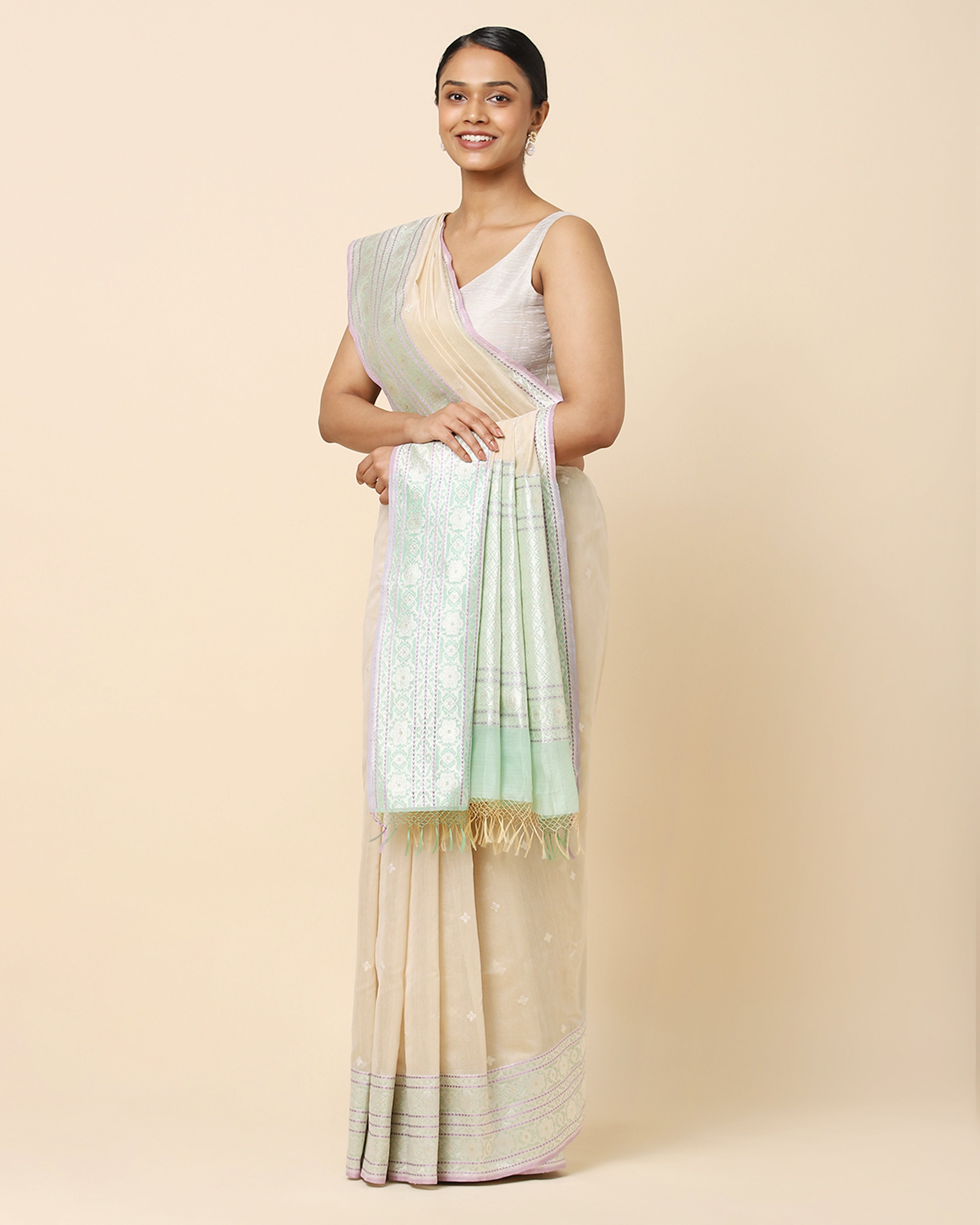 Rivaah Banarasi Kadwa Silk Cotton Saree