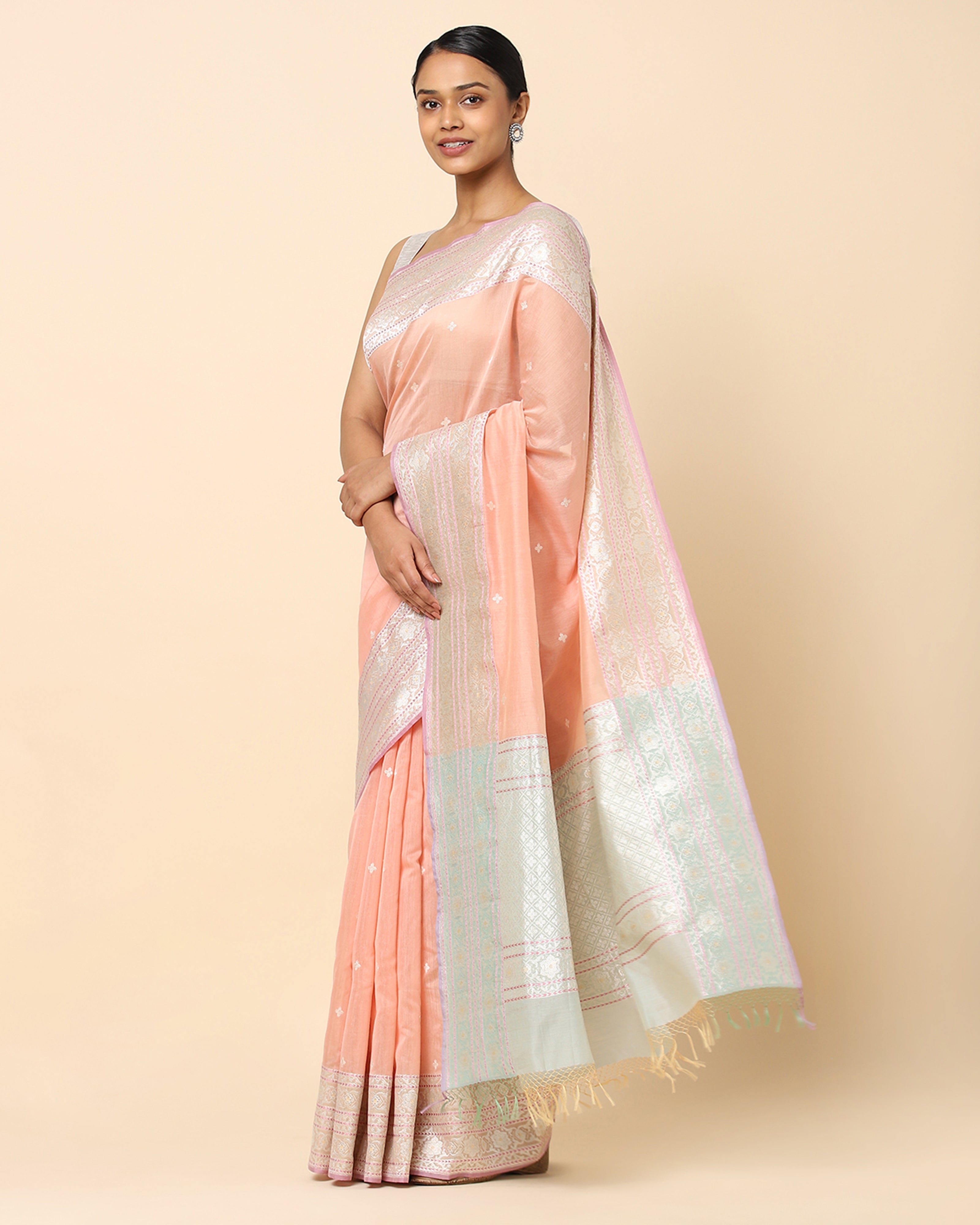 Rivaah Banarasi Kadwa Silk Cotton Saree