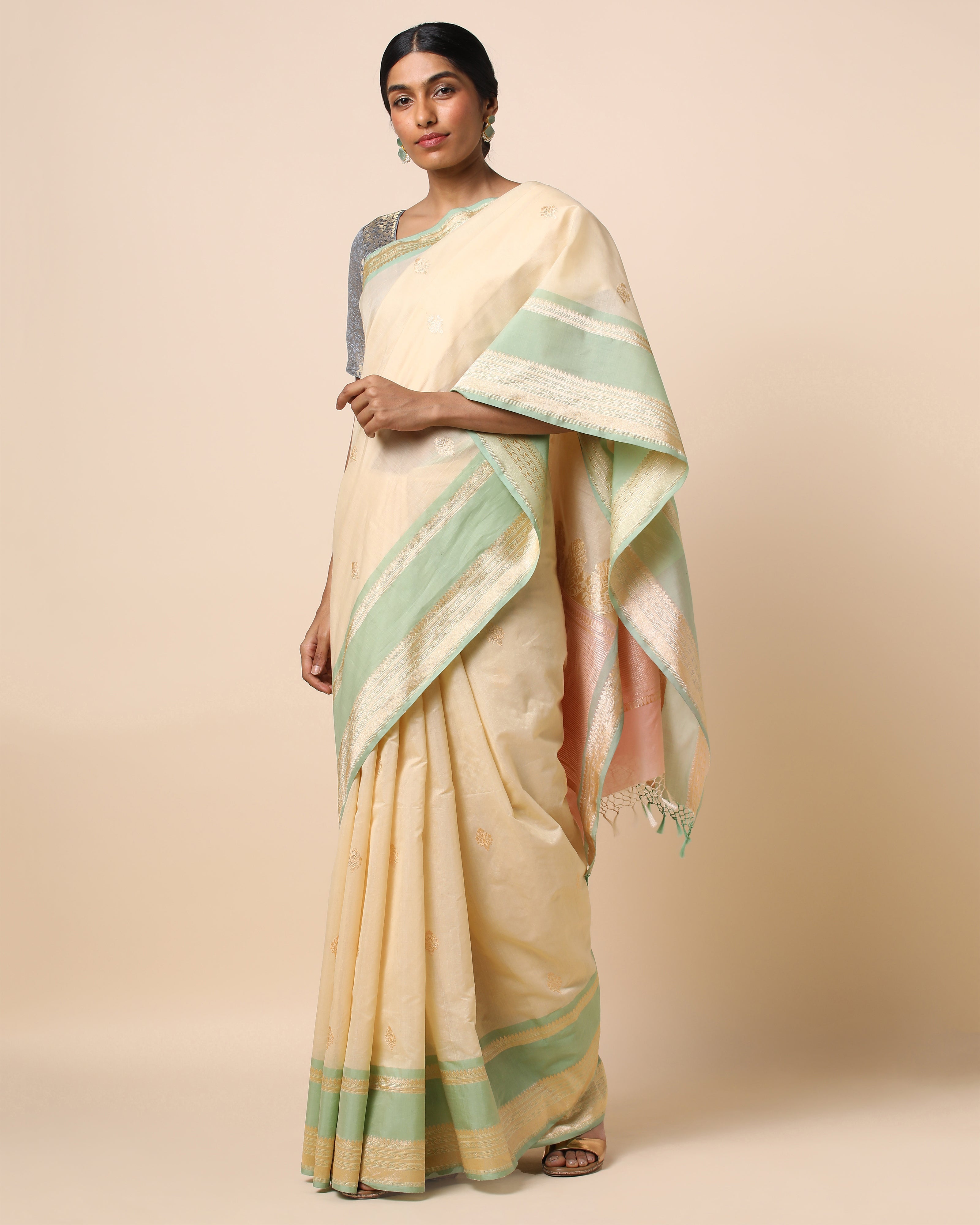 Aarini Banarasi Kadwa Silk Saree