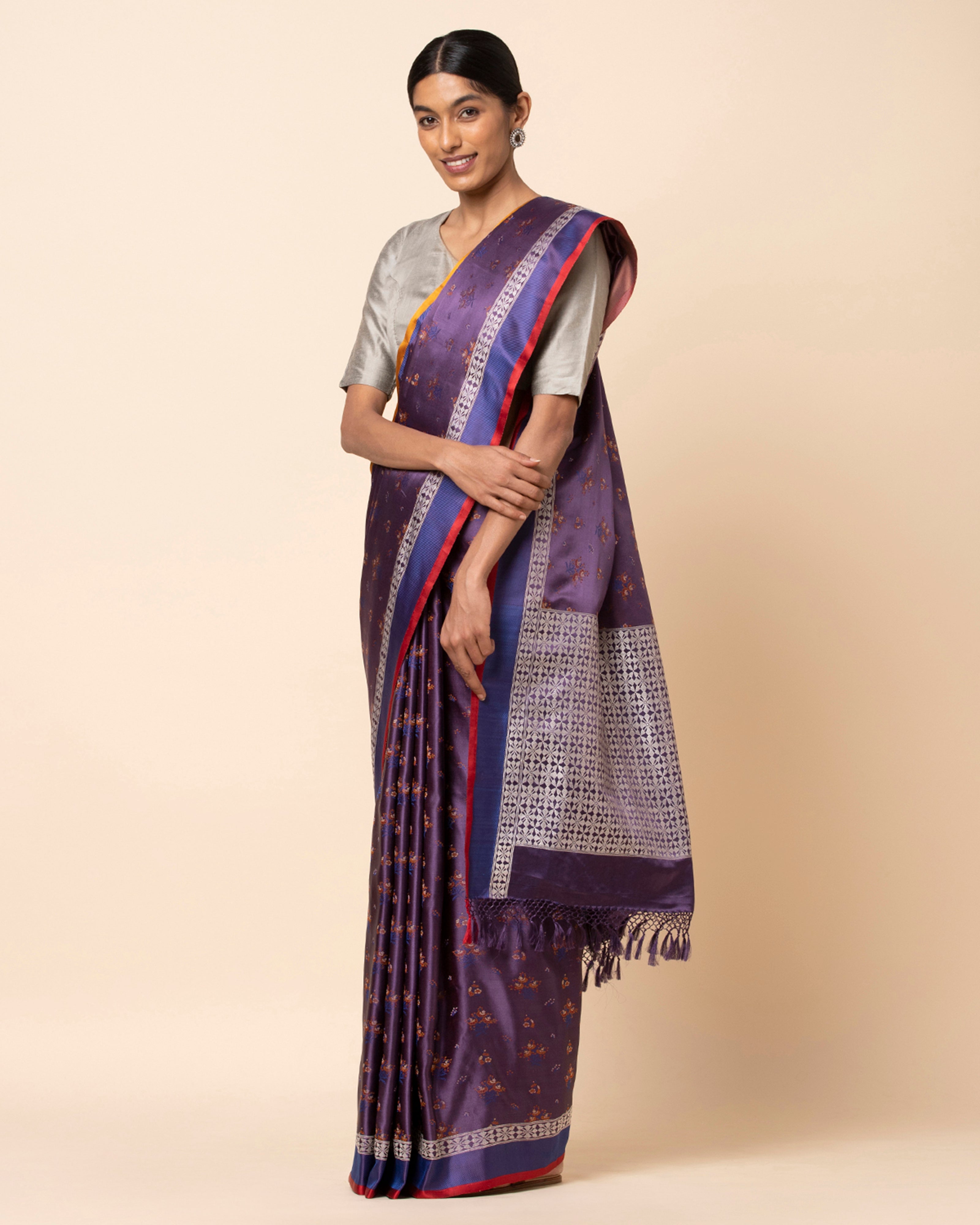 Eden Banarasi Tanchoi and Kadwa Silk Saree