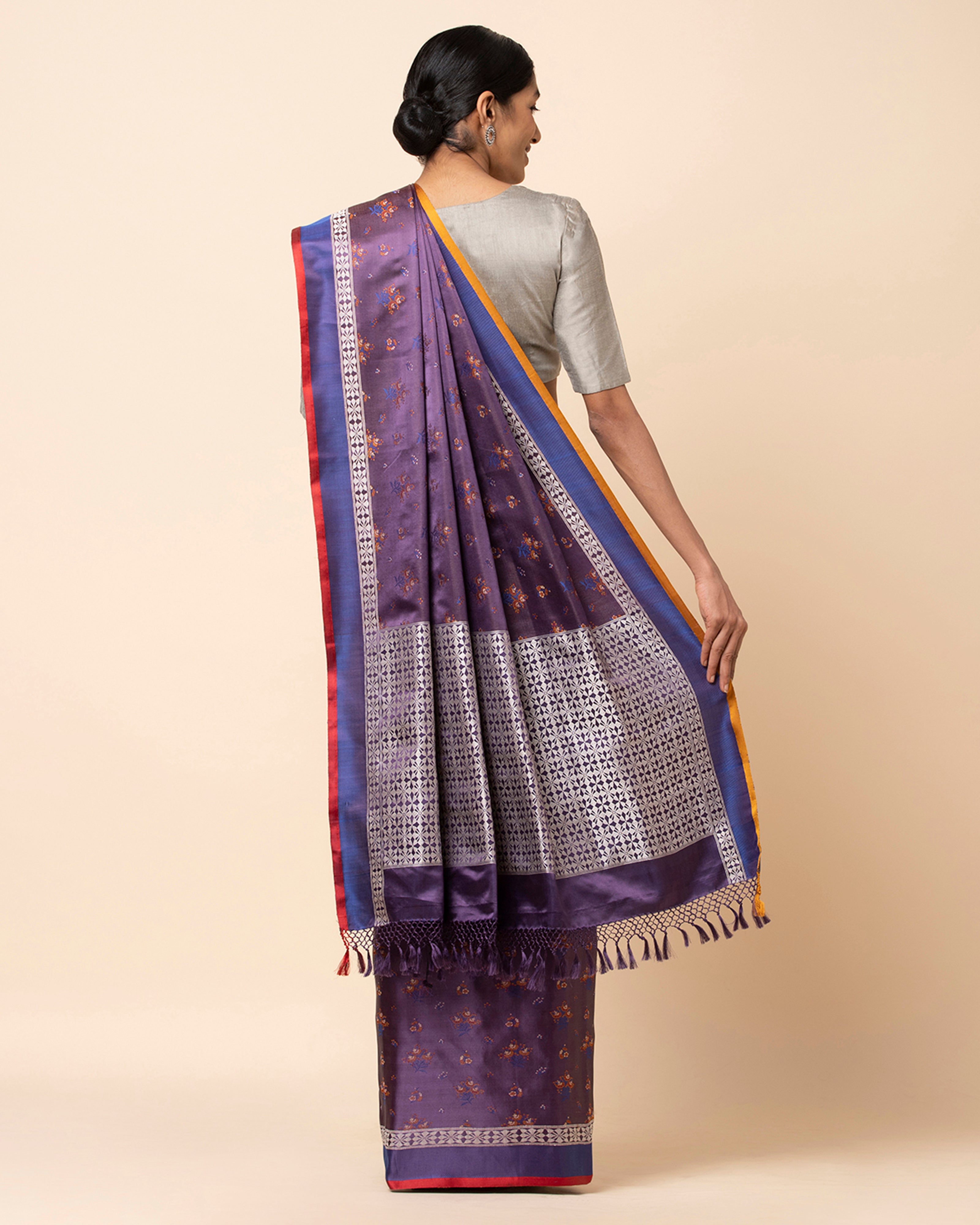 Eden Banarasi Tanchoi and Kadwa Silk Saree