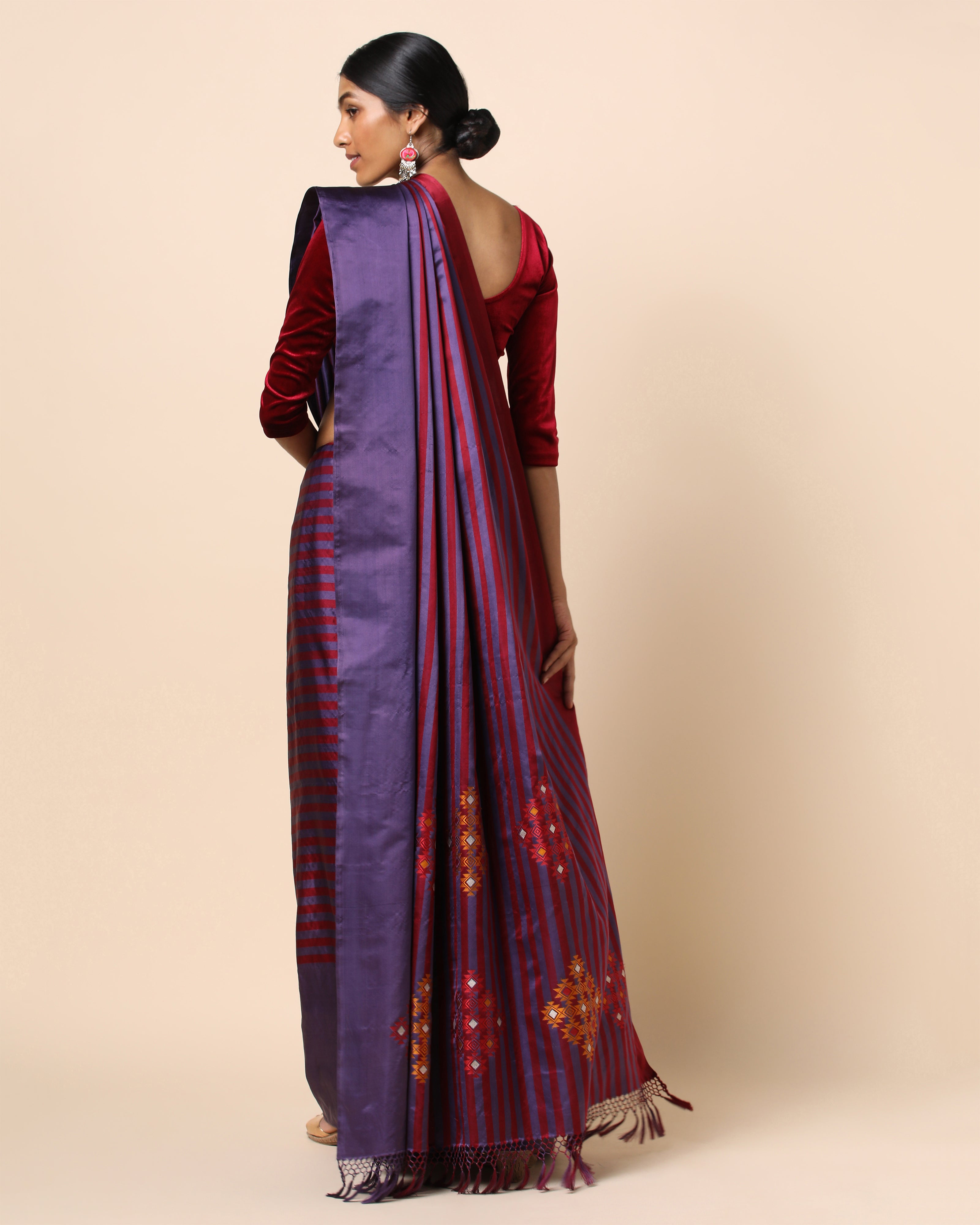 Bonito Banarasi Tanchoi and Kadwa Silk Saree
