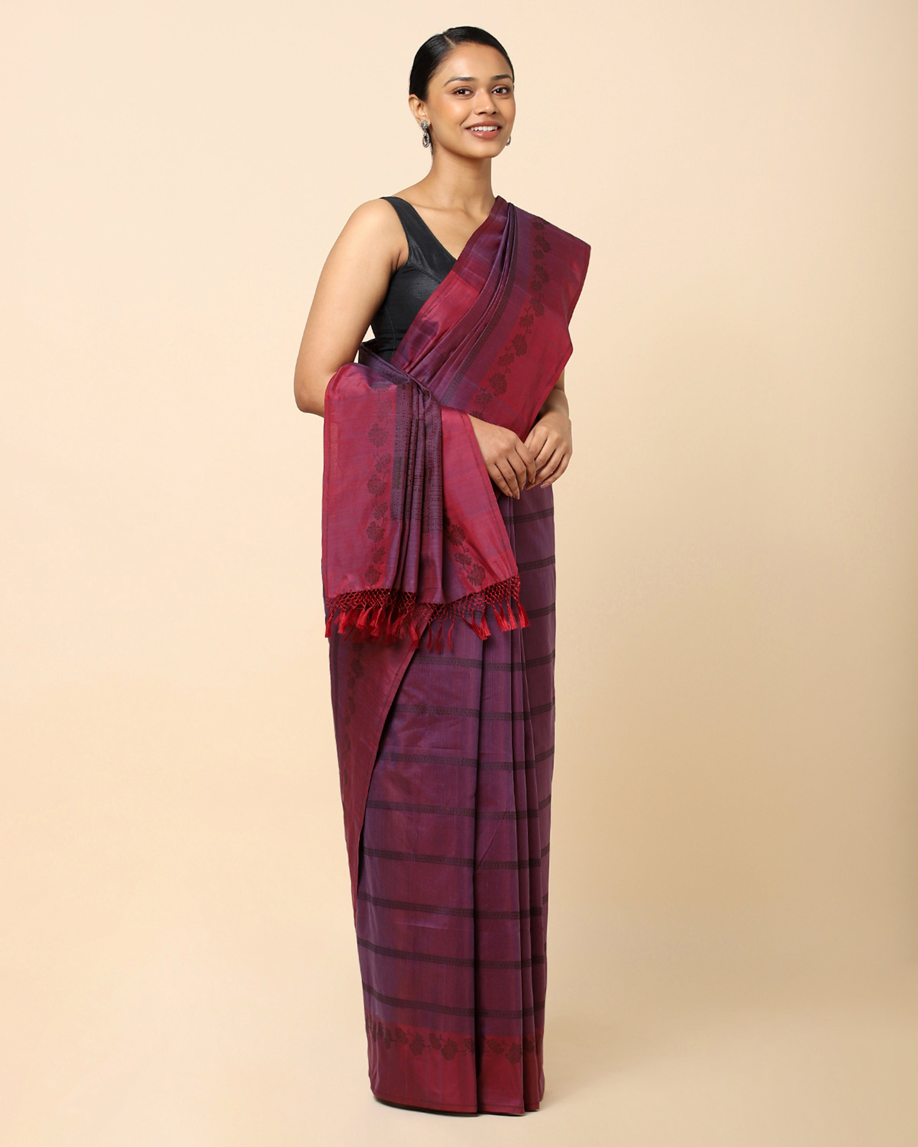 Purva Banarasi Powdi Silk Cotton Saree