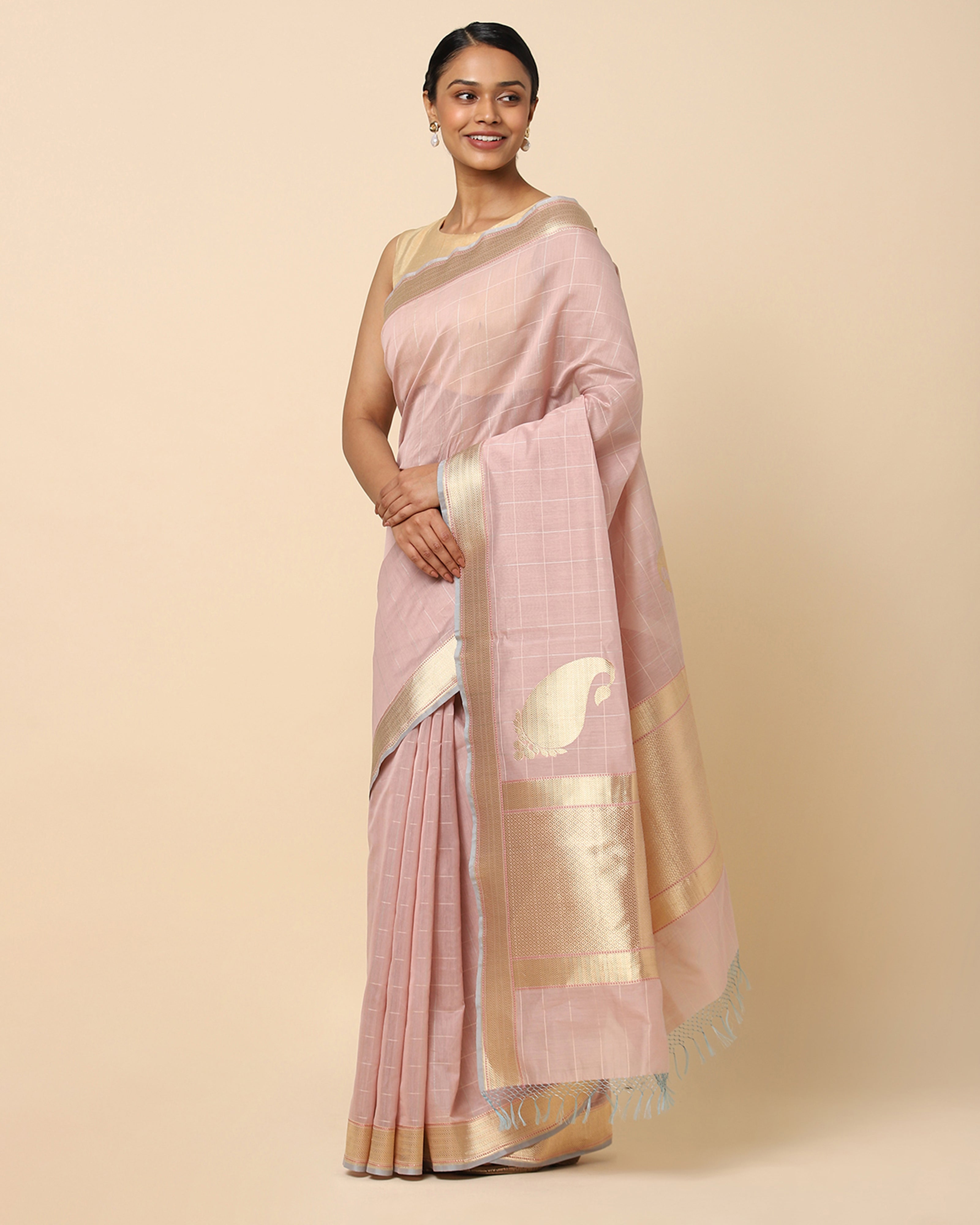 Gayatri Banarasi Kadwa Silk Cotton Saree