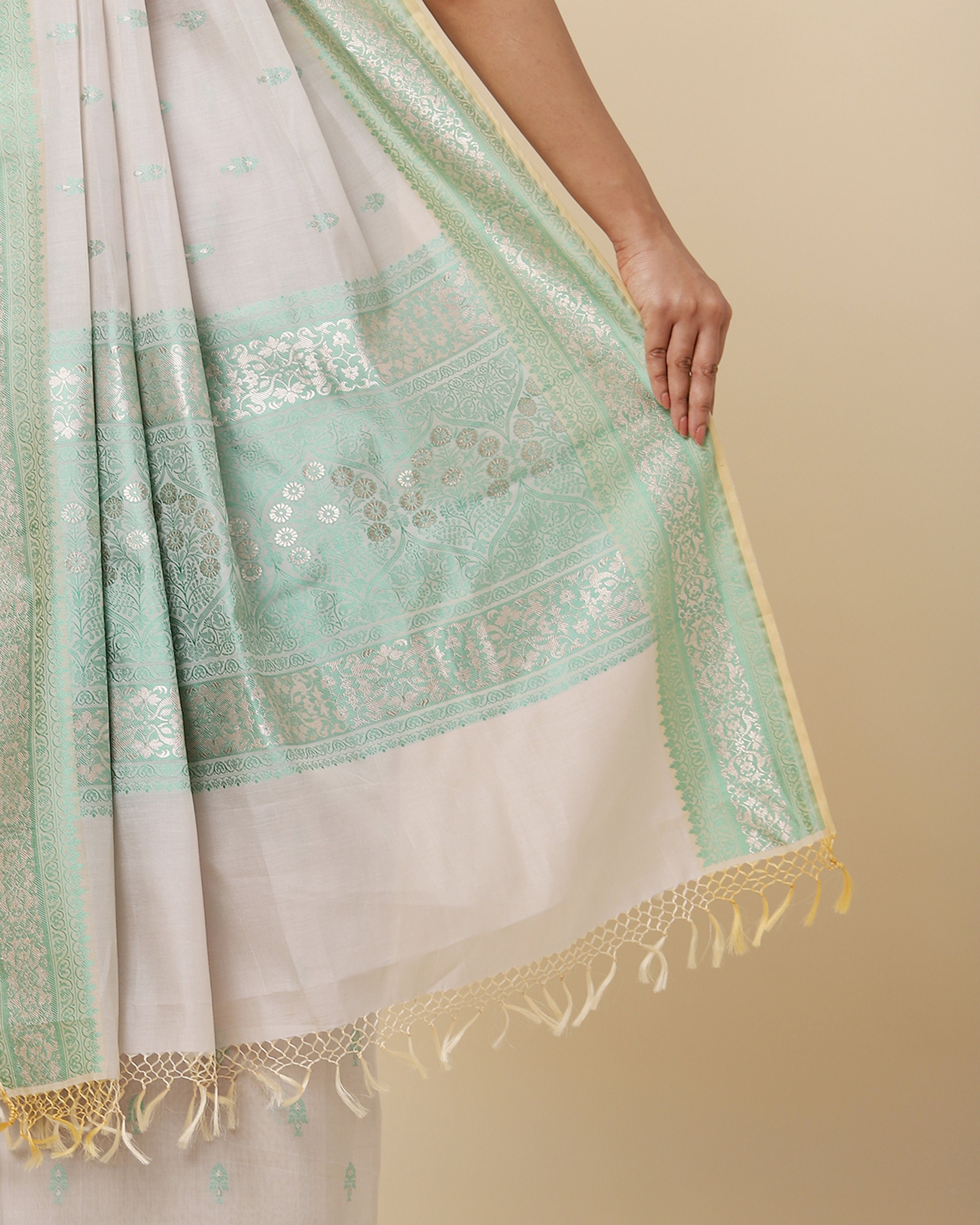 Rambagh Banarasi Kadwa Silk Cotton Saree