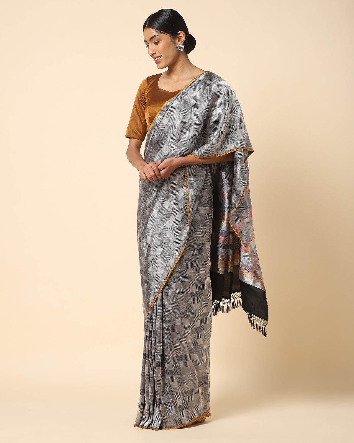 Mexico Banarasi Tanchoi Silk Saree
