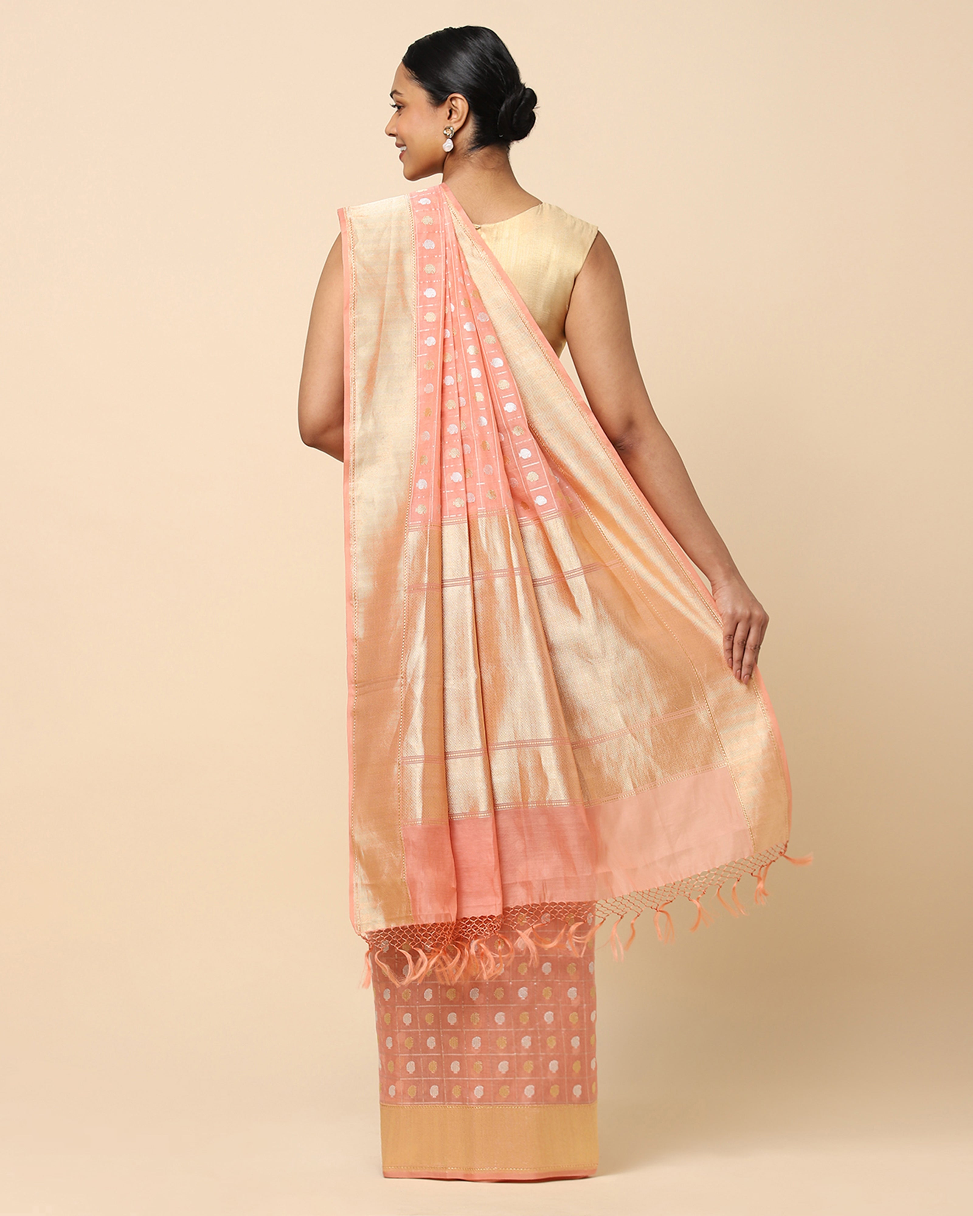 Daamini Banarasi Kadwa Silk Cotton Saree