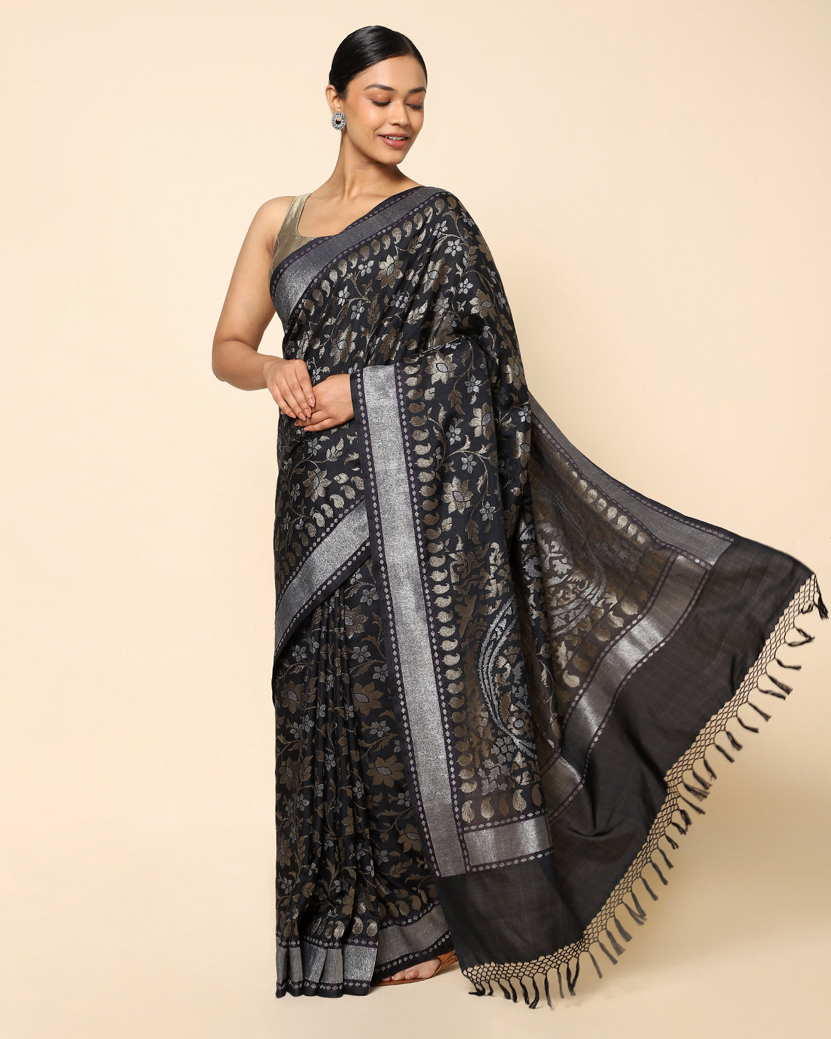 Hera Banarasi Jamdani Silk Saree