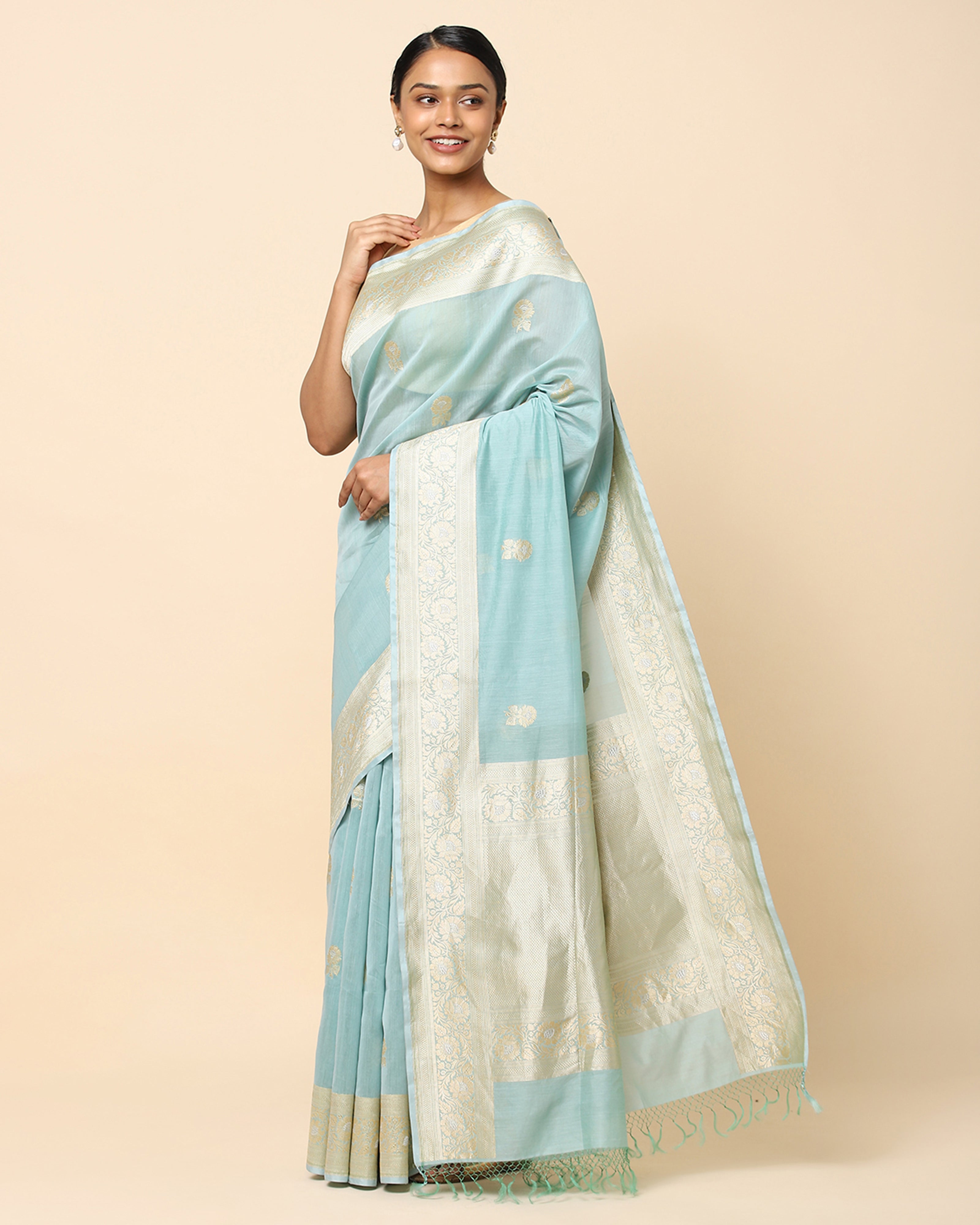 Keerti Banarasi Kadwa Silk Cotton Saree