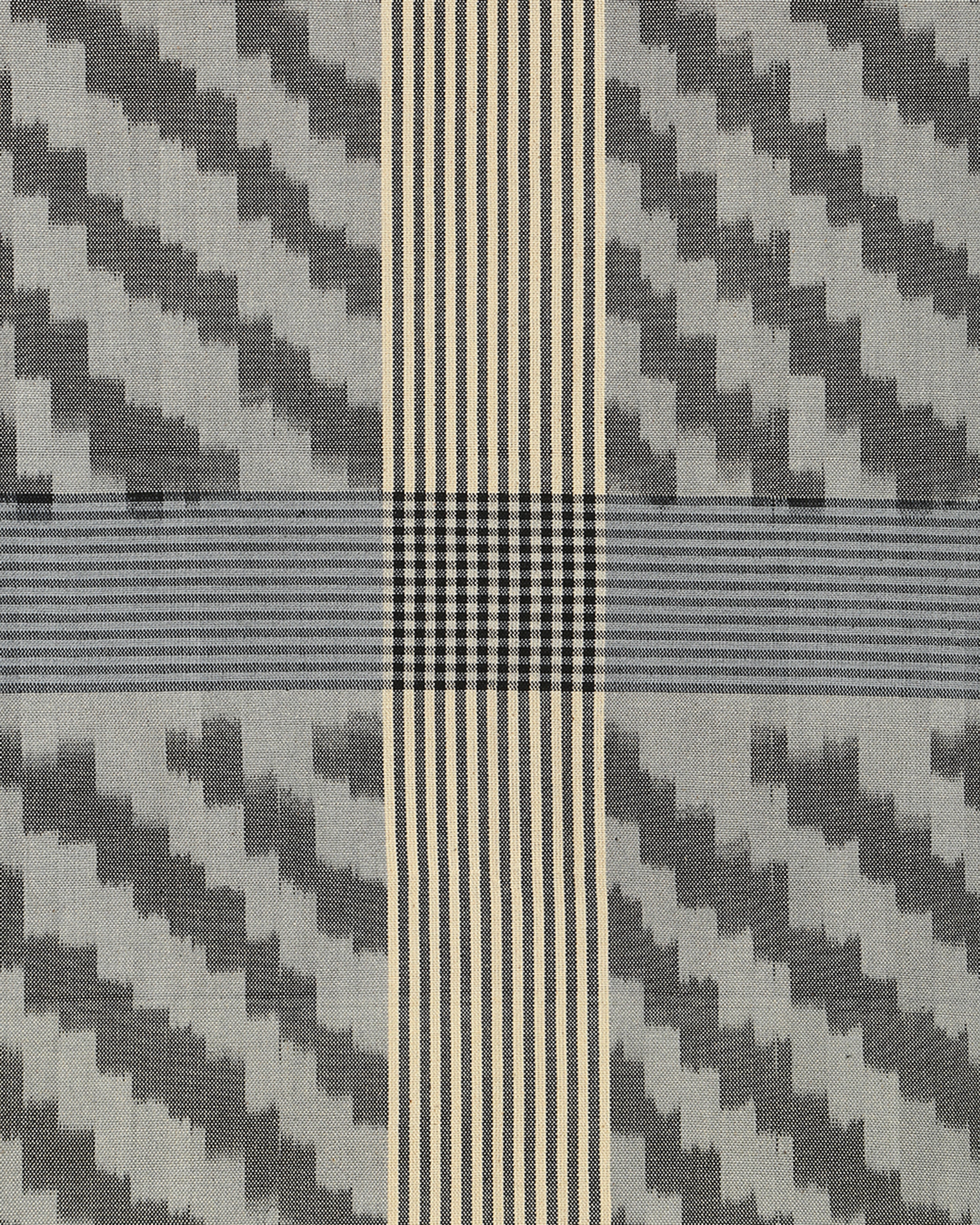 Avisa Pochampally Warp Ikat Cotton Double Bed Cover