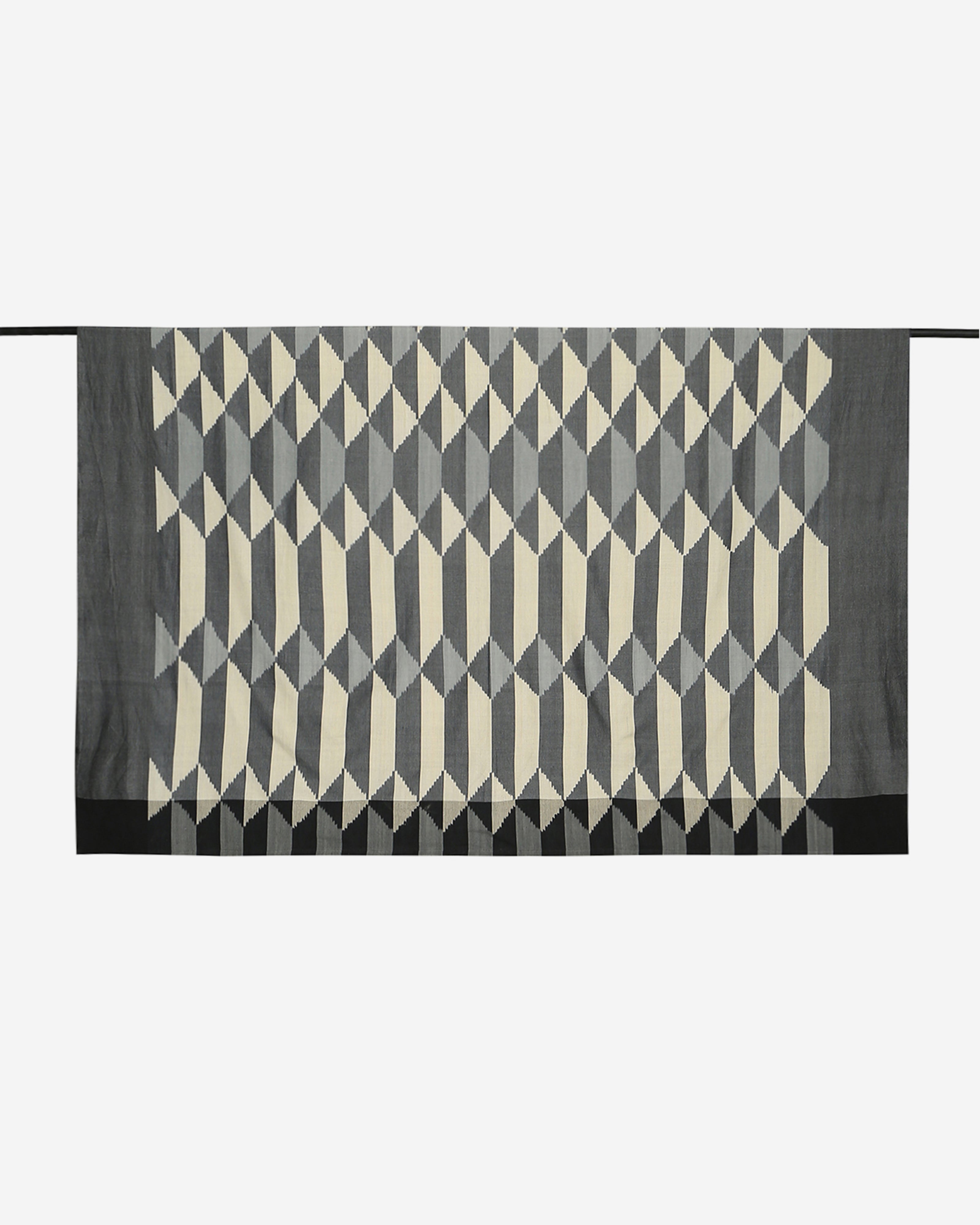 Nisha Pochampally Warp Ikat Cotton Double Bed Cover