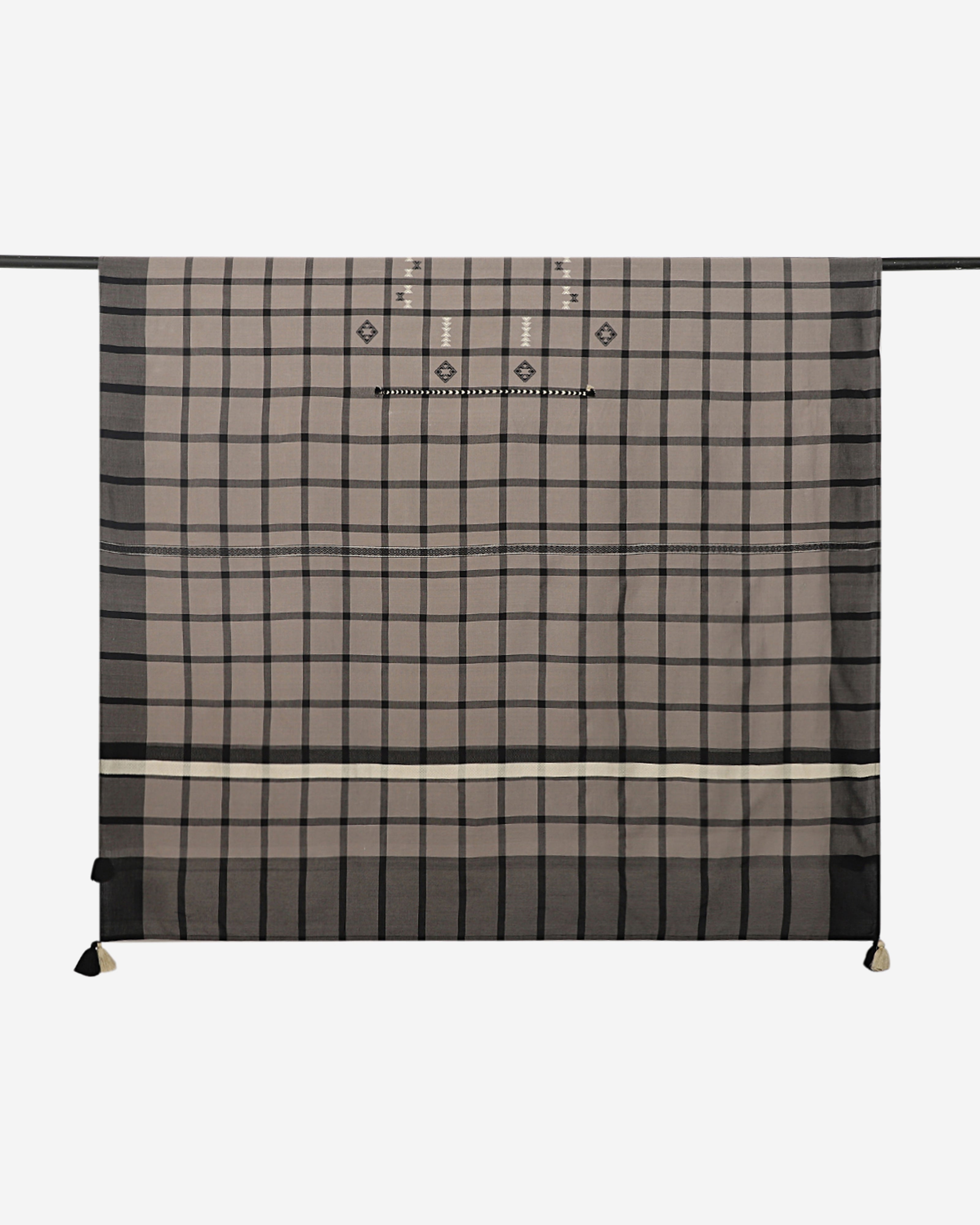 Bhavna Bhujodi Extra Weft Cotton Single Bed Cover