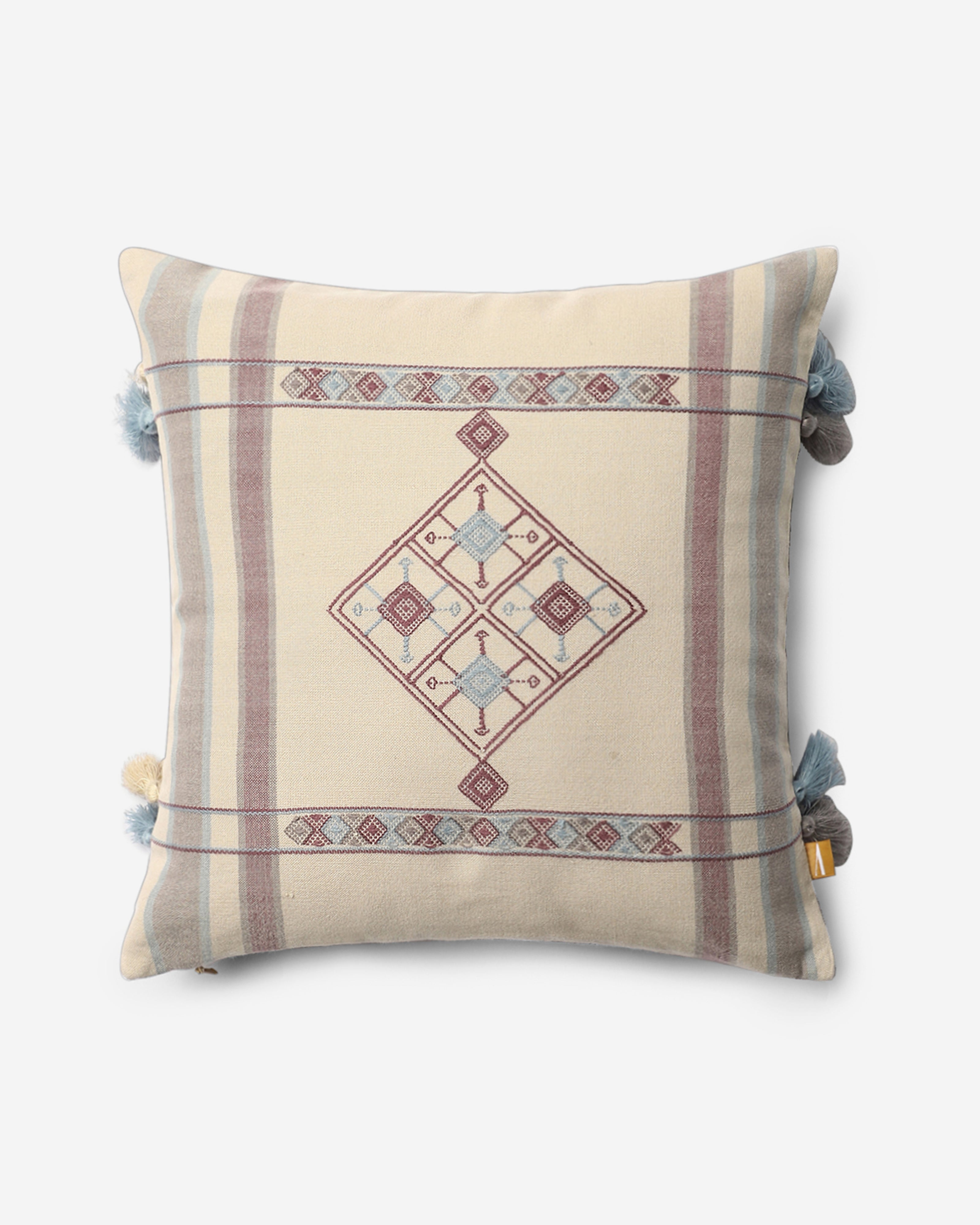 Liliana Bhujodi Extra Weft Cotton Cushion Cover