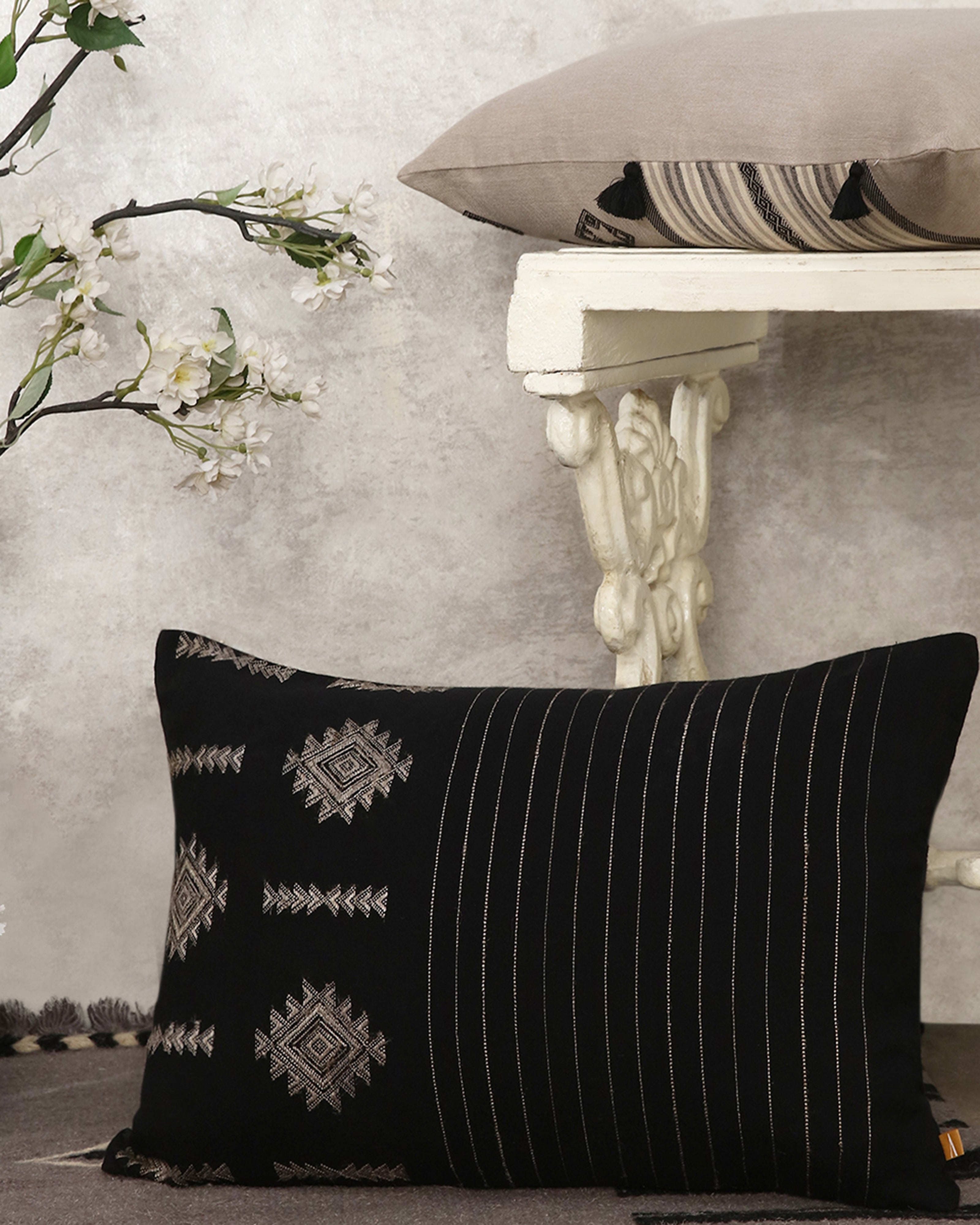 Barkha Bhujodi Extra Weft Cotton Cushion Cover