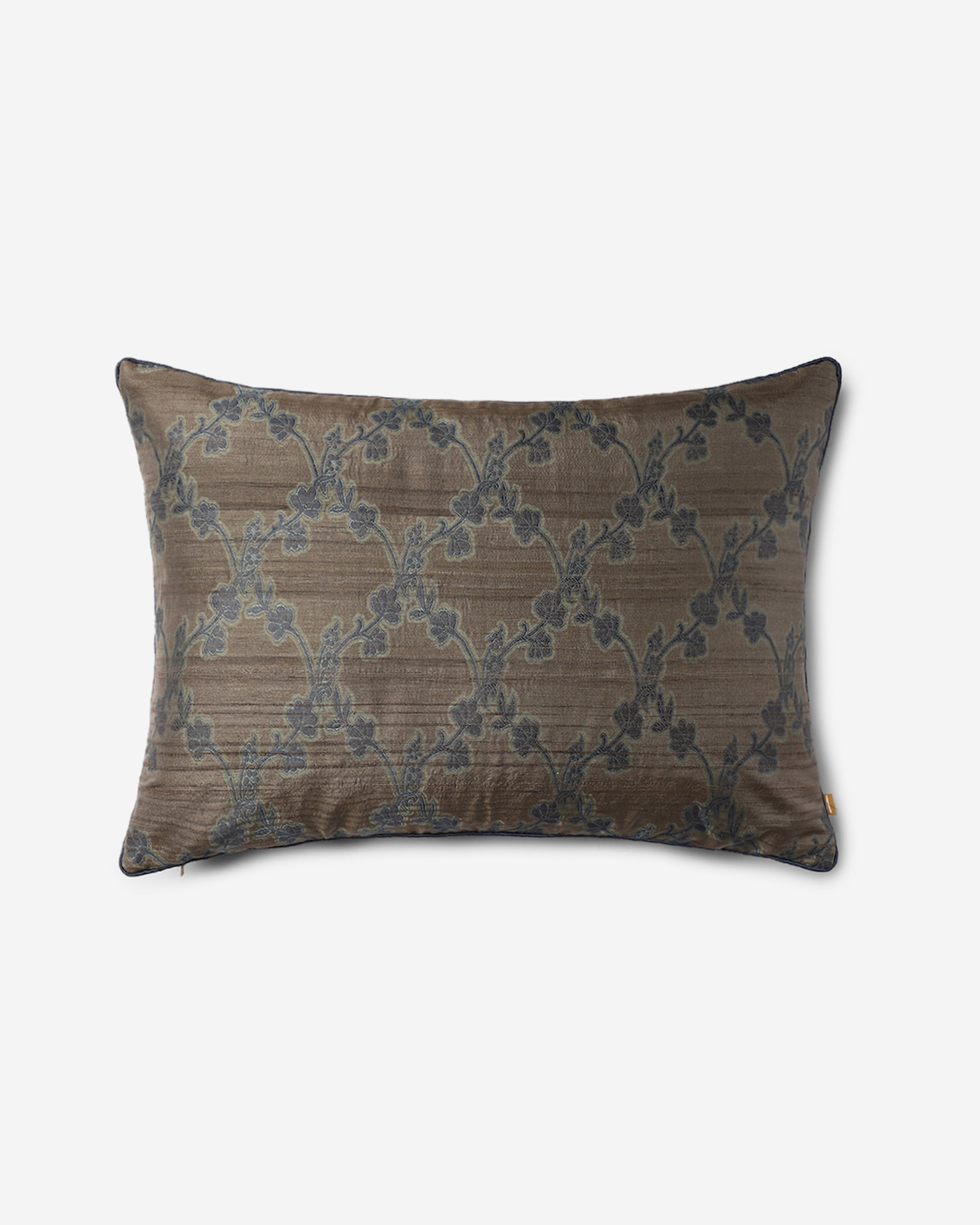 Chintzy Banarasi Satin Brocade Silk Cushion Cover