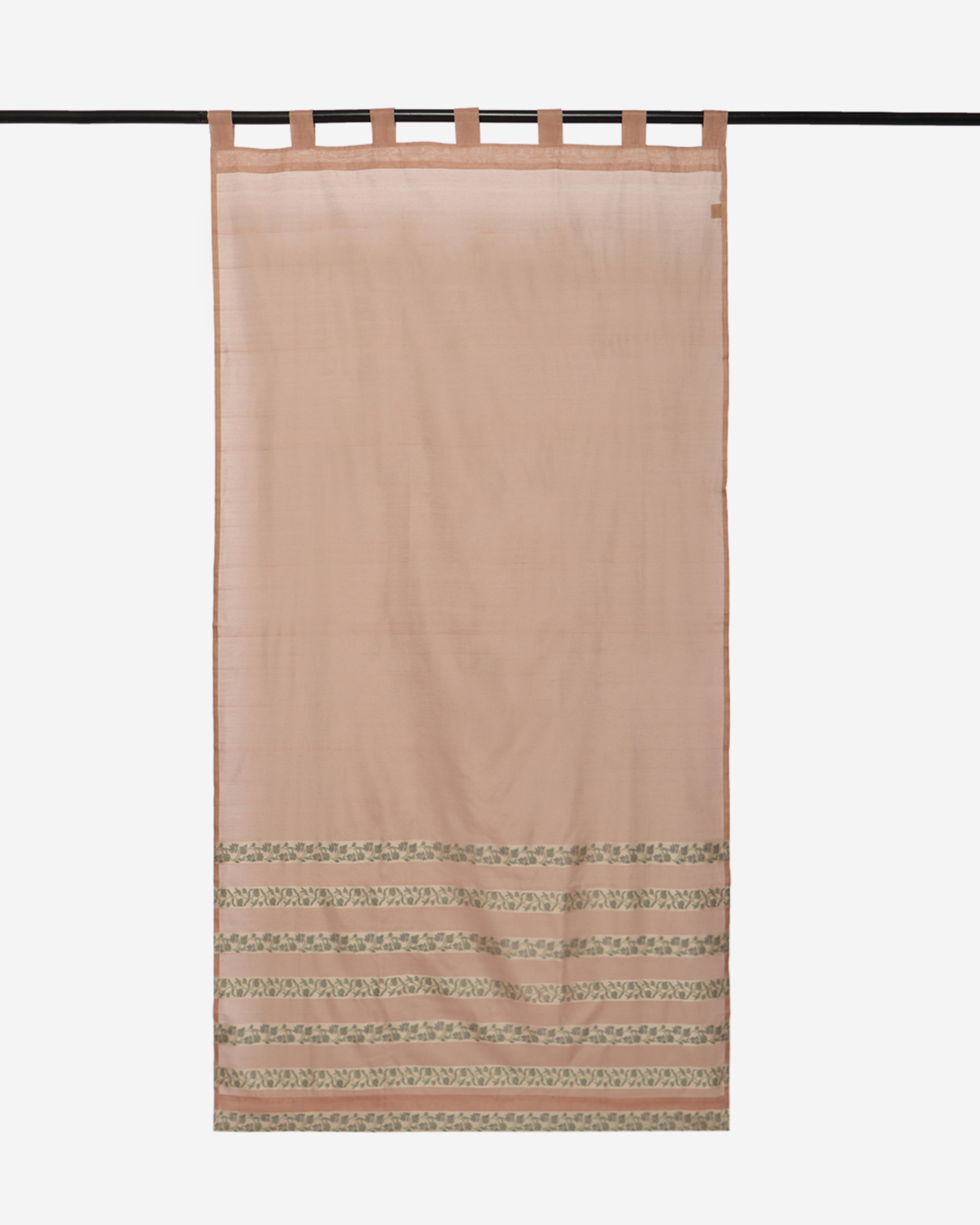 Kayal Banarasi Cutwork Silk Cotton Curtain