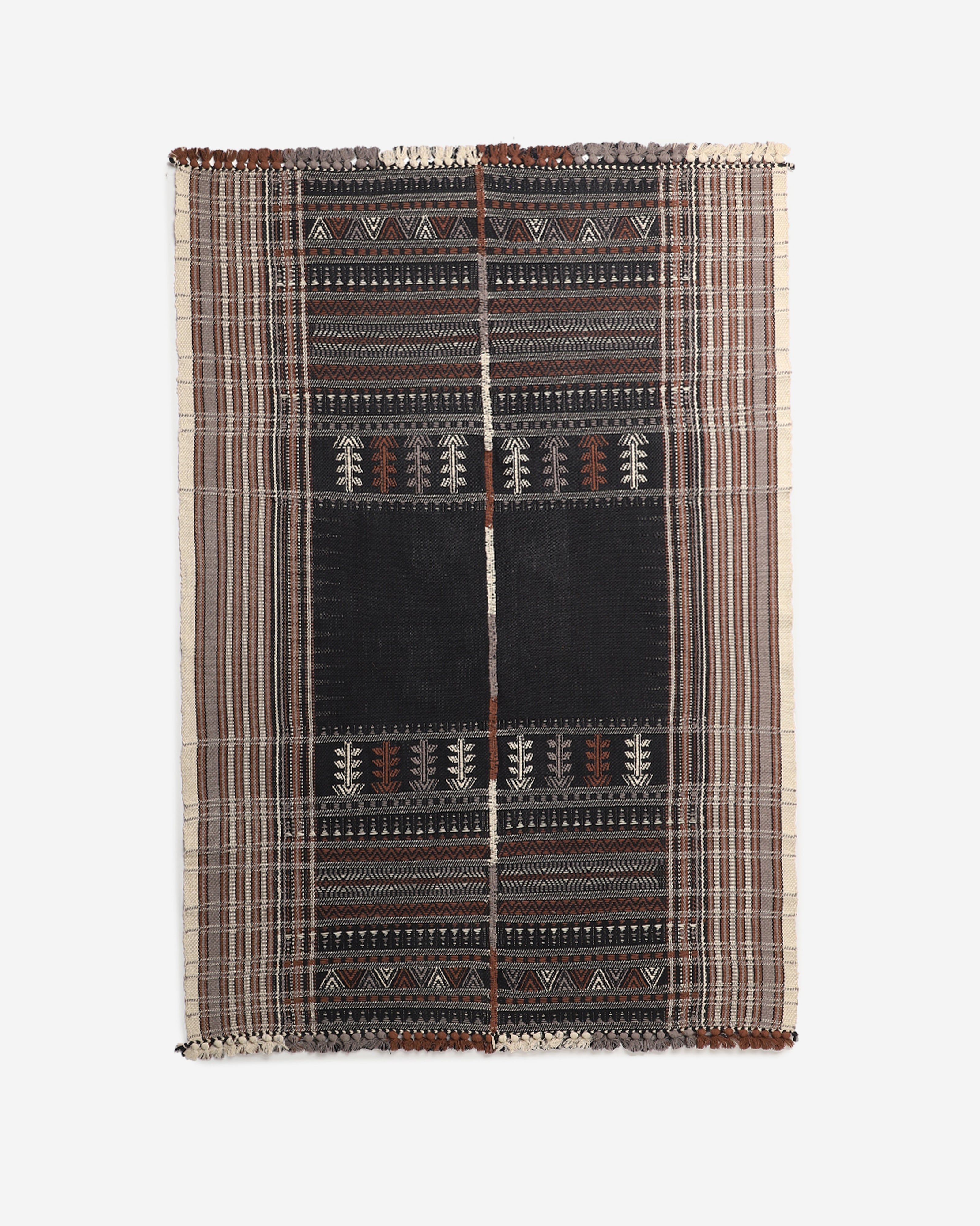 Anita Bhujodi Extra Weft Cotton Rug