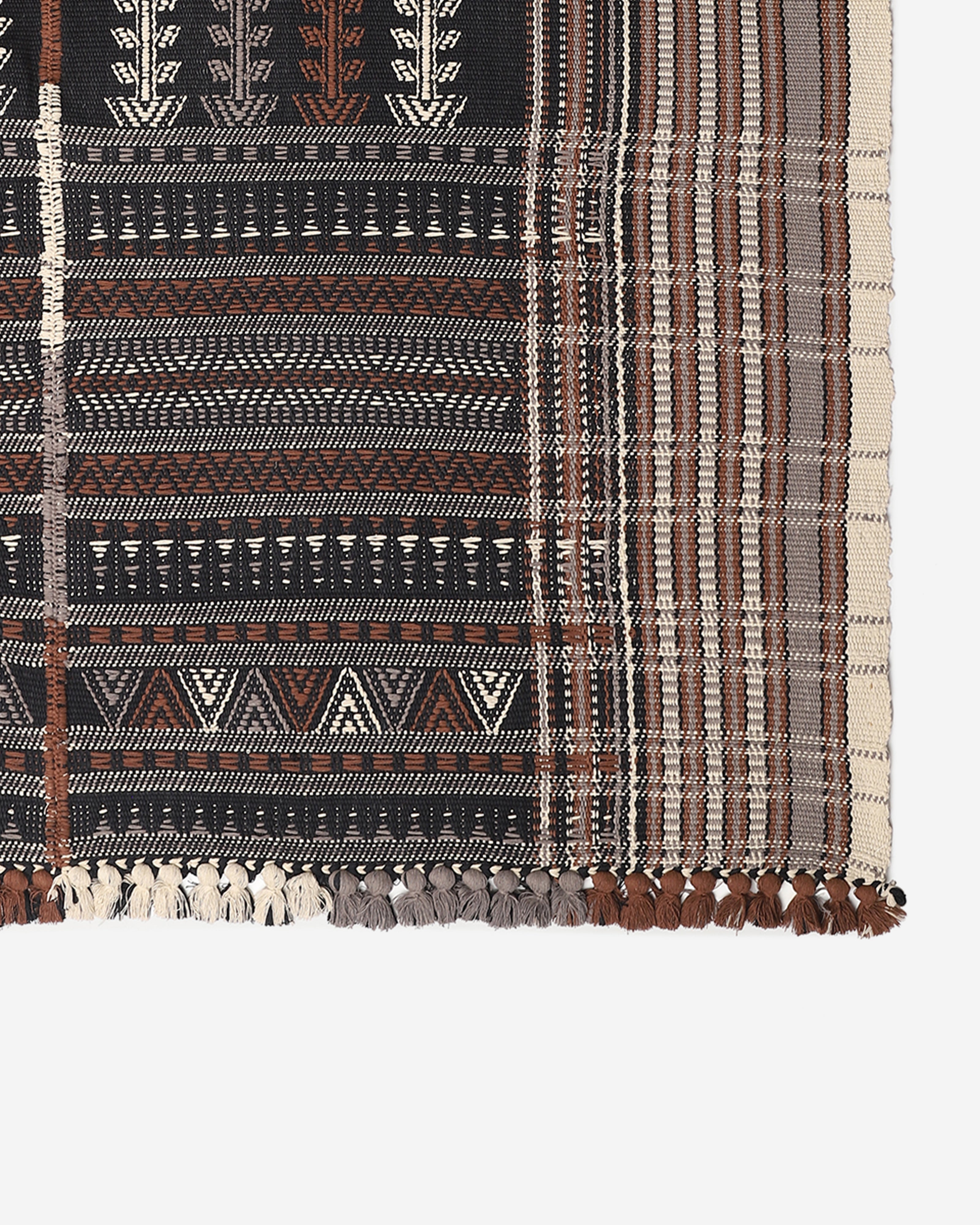 Anita Bhujodi Extra Weft Cotton Rug