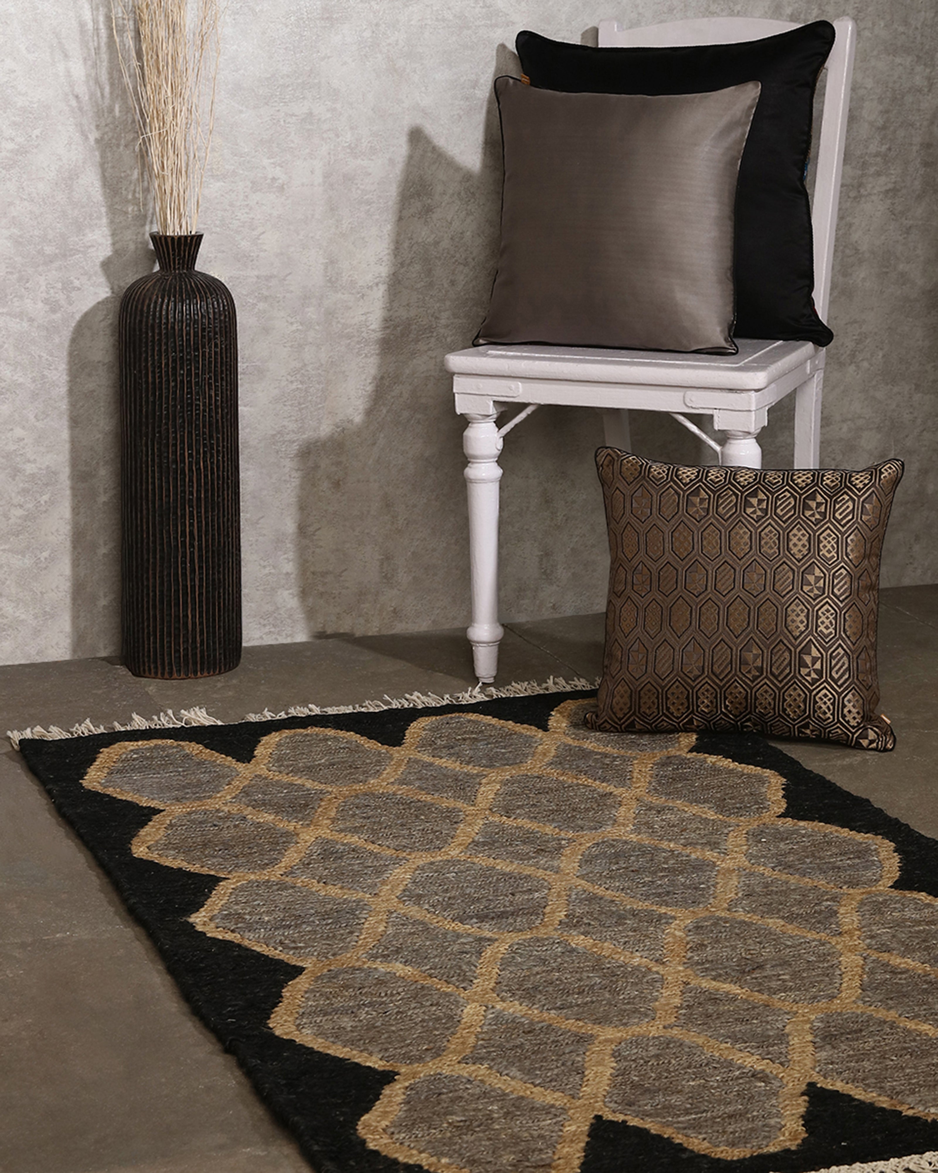 Bhavya Bhadohi Soumak Cotton Jute Rug