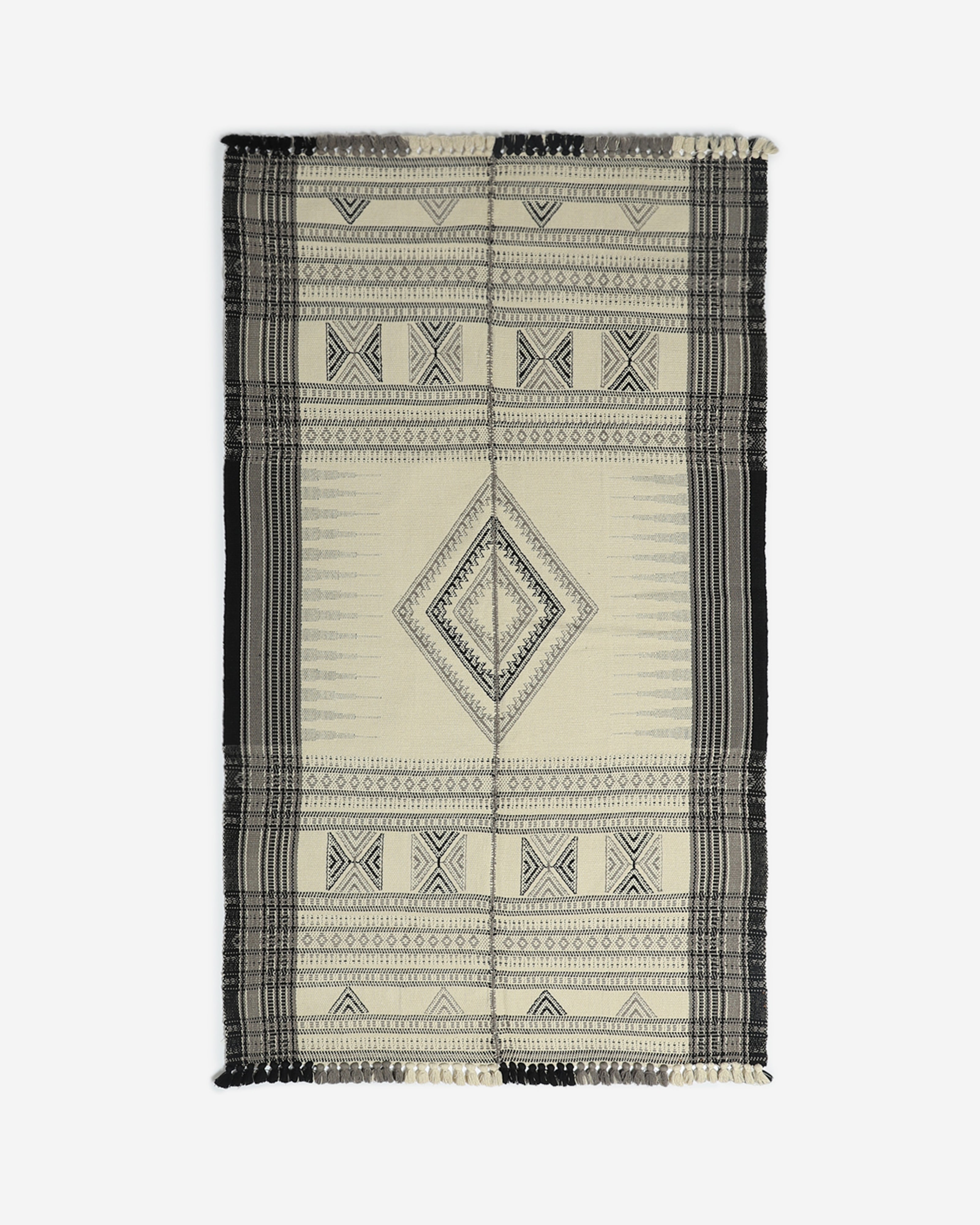 Leeward Bhujodi Extra Weft Cotton Rug