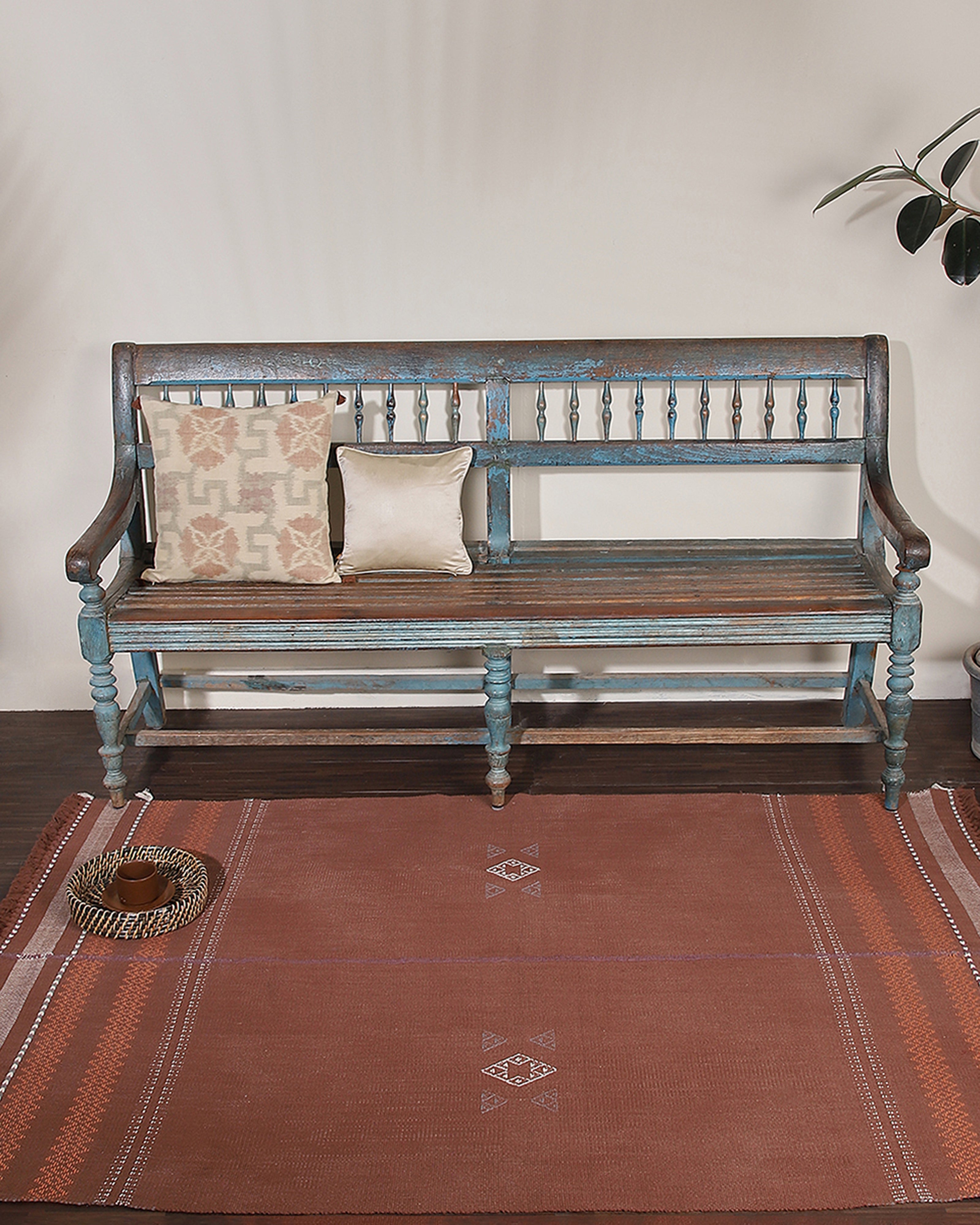 Melosa Bhujodi Extra Weft Cotton Rug