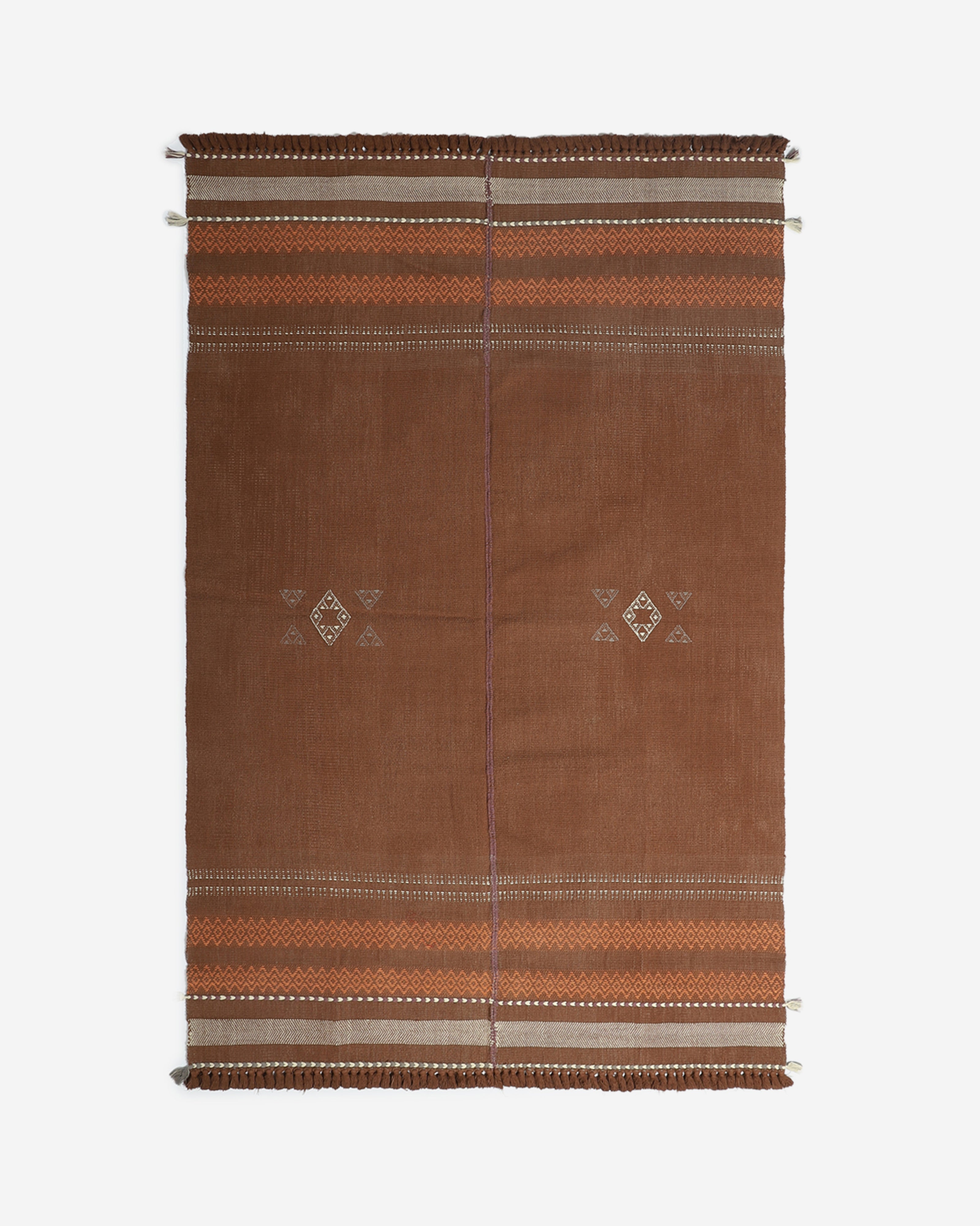 Melosa Bhujodi Extra Weft Cotton Rug