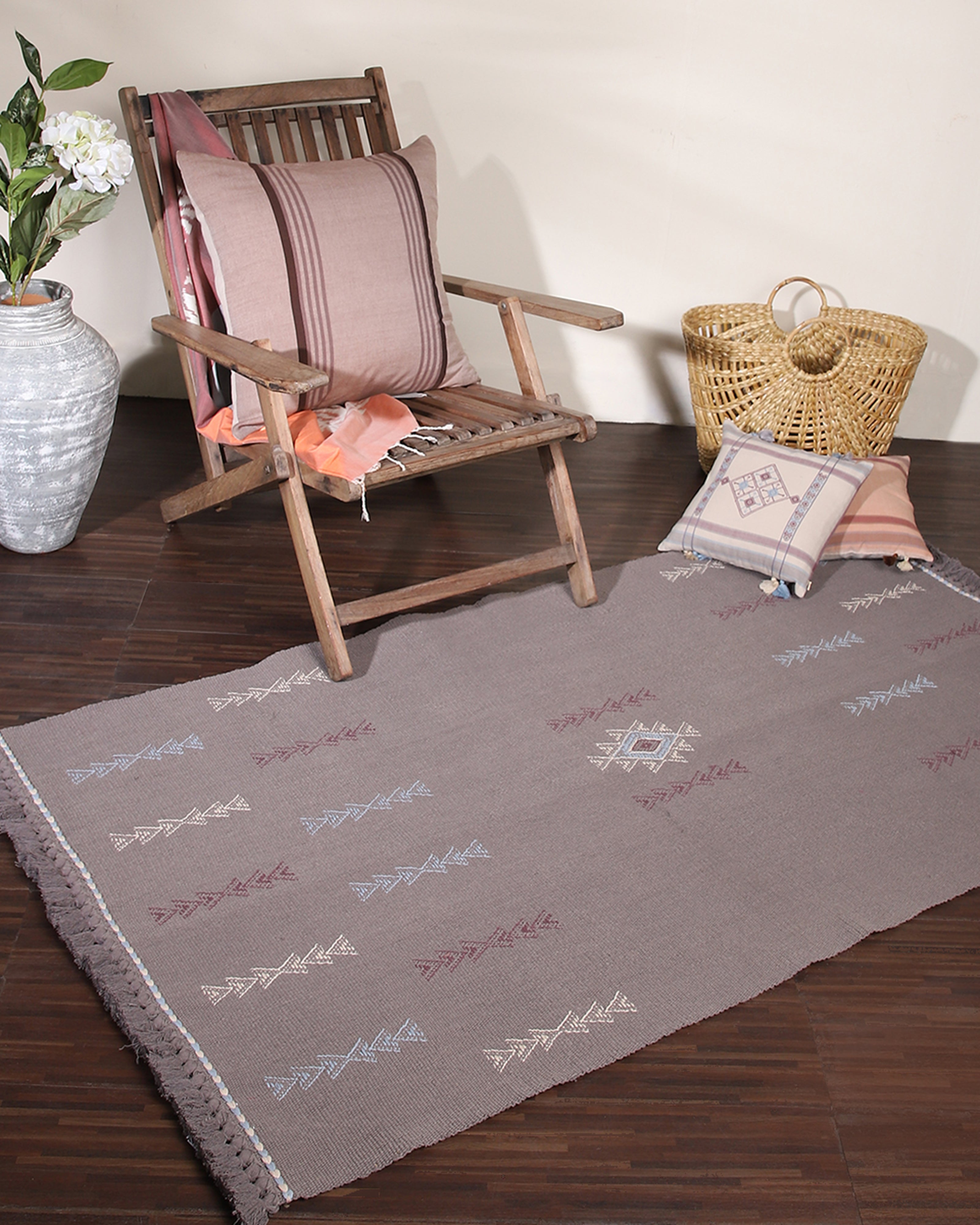 Isabel Bhujodi Extra Weft Cotton Rug