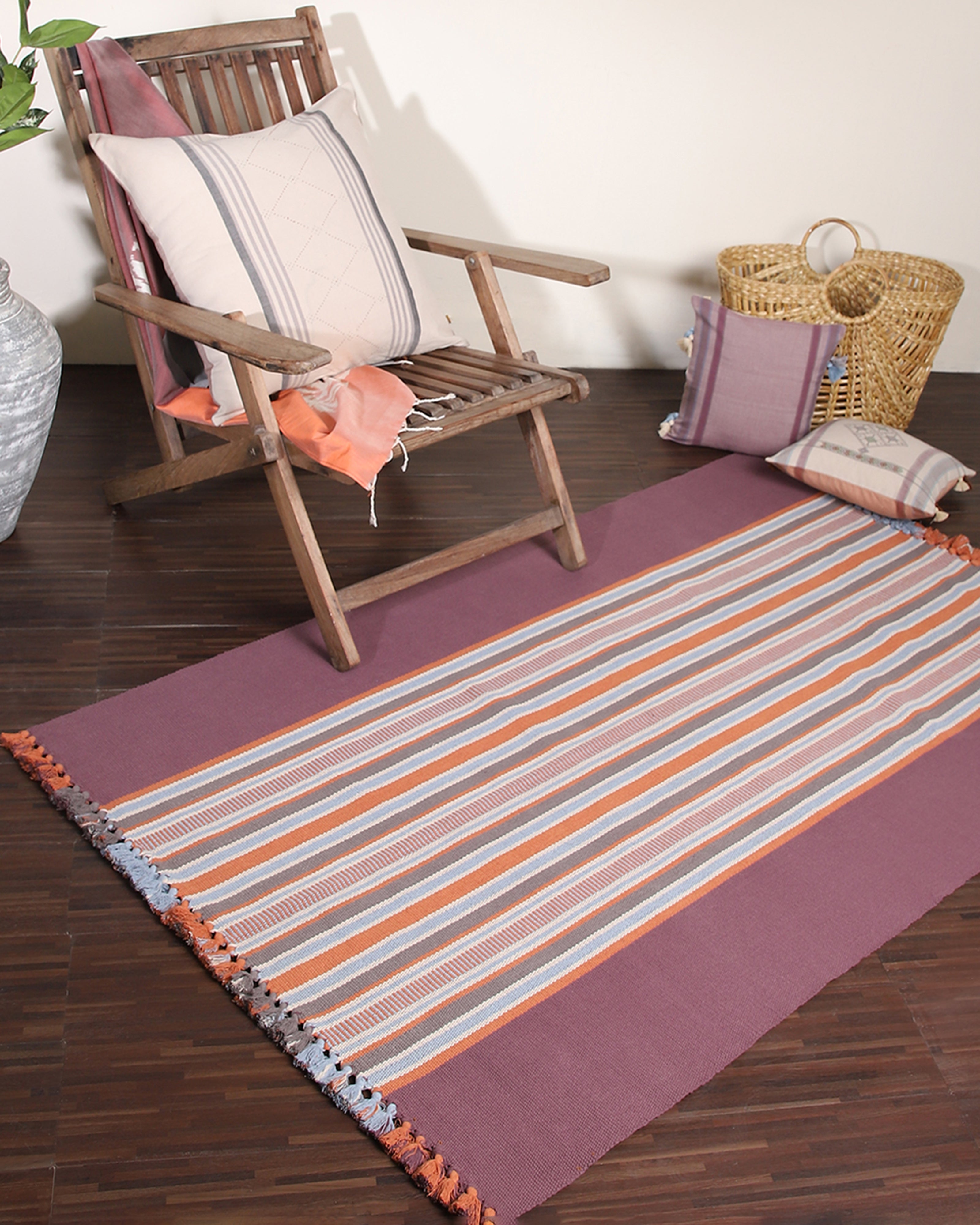 Nora Bhujodi Extra Weft Cotton Rug