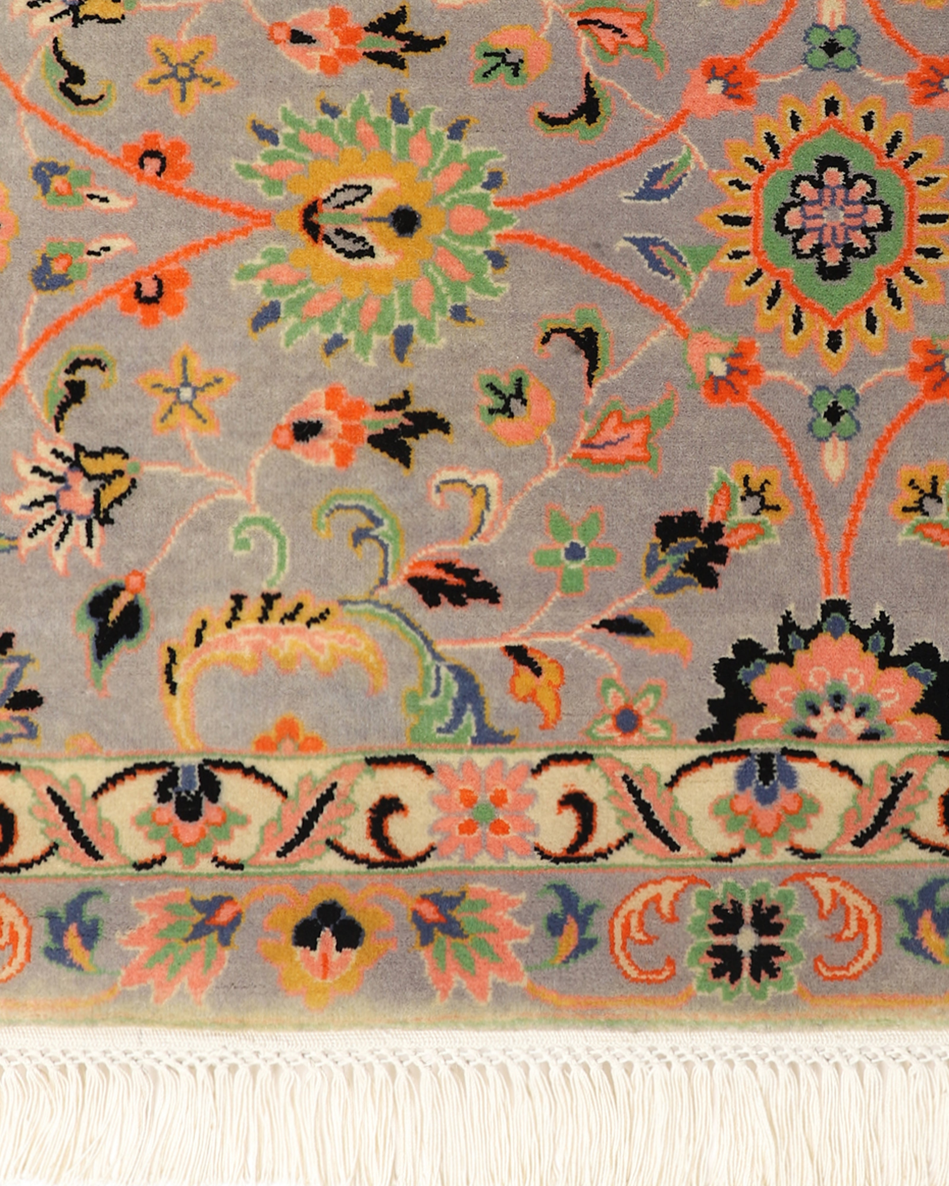 Utkal Bhadohi Hand Knotted Cotton Wool Rug