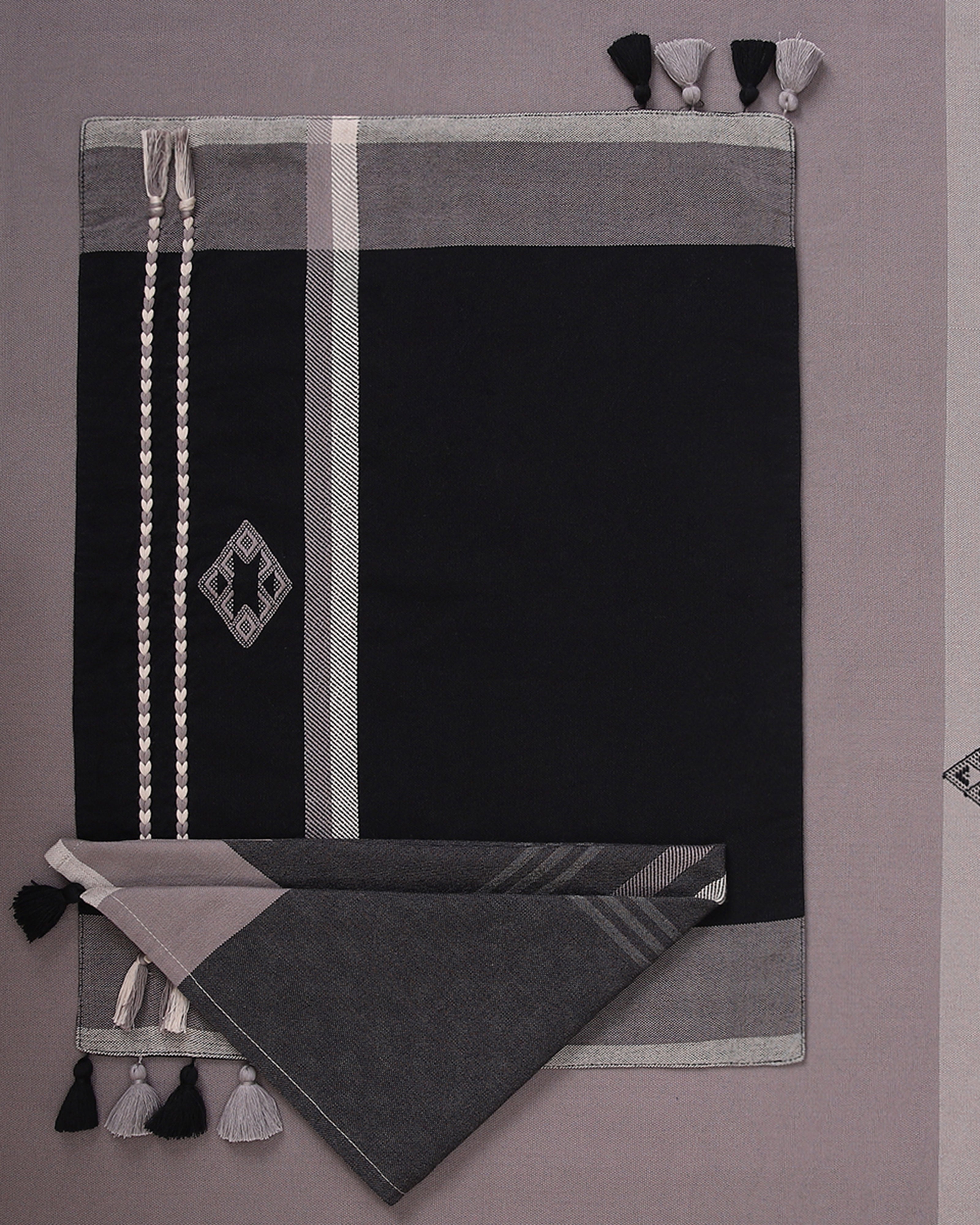 Osha Bhujodi Extra Weft Cotton Table Napkins | Set of 6