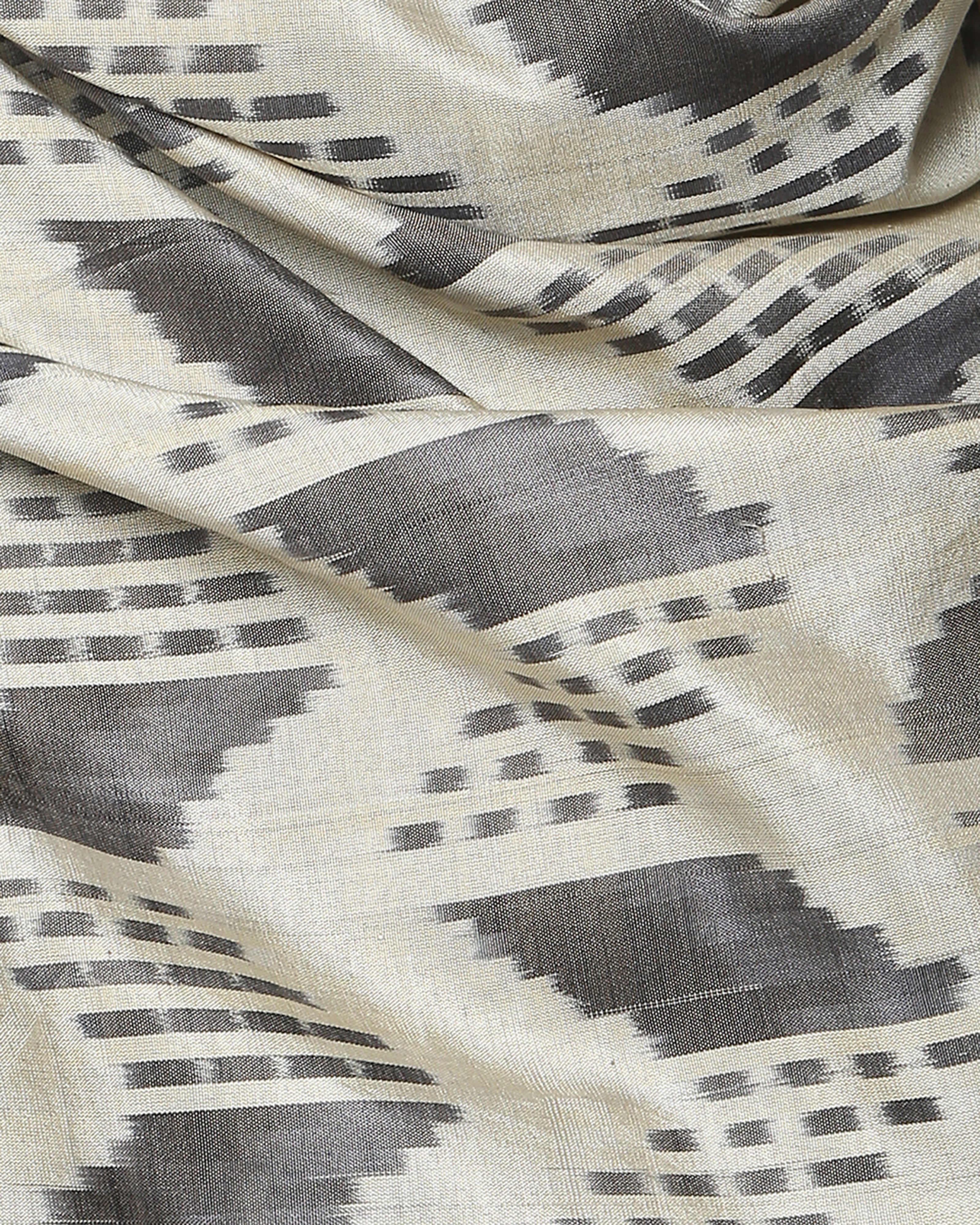 Nirja Pochampally Warp Ikat Silk Cotton Stole