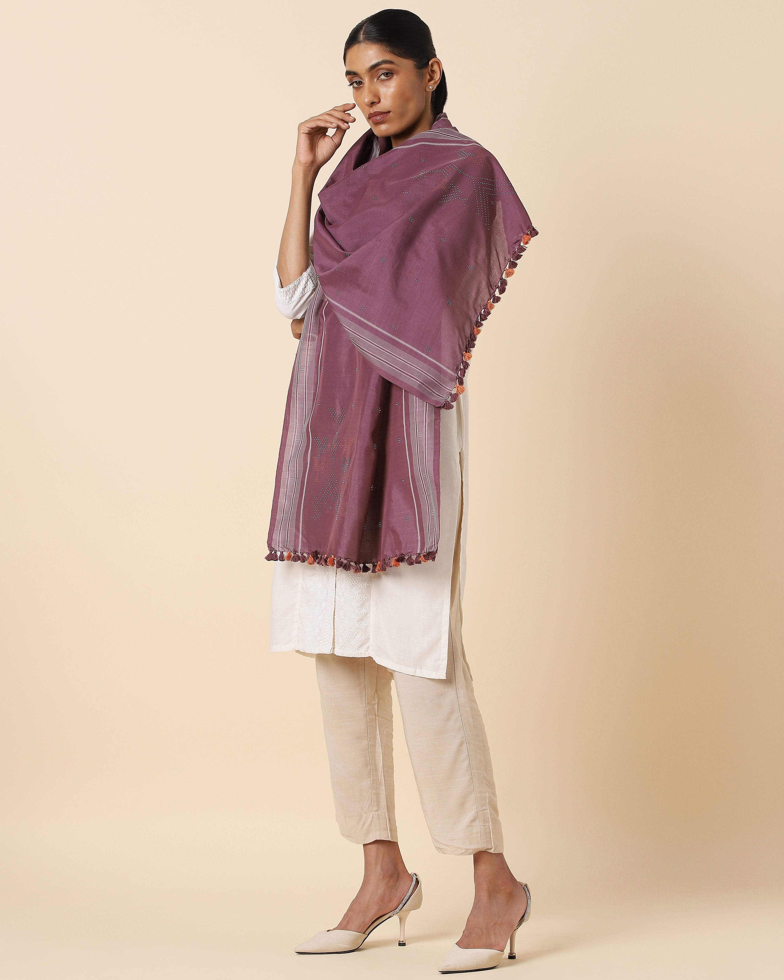 Adriana Bhujodi Tangalia Cotton Stole