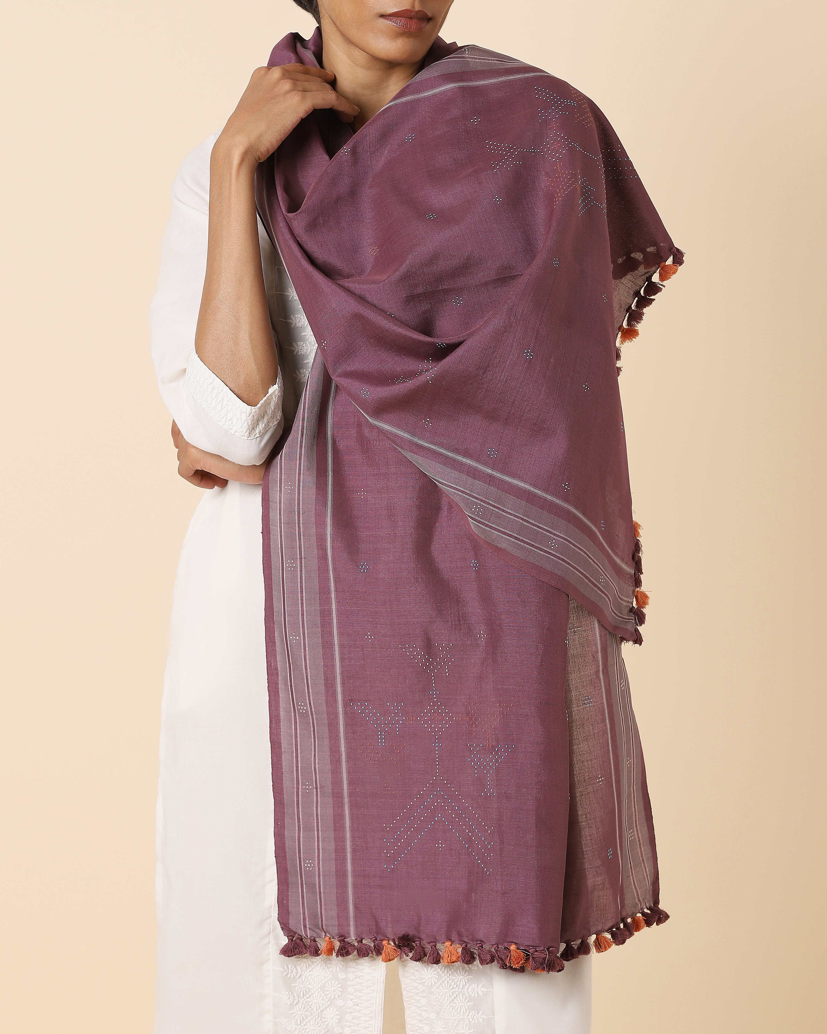 Adriana Bhujodi Tangalia Cotton Stole