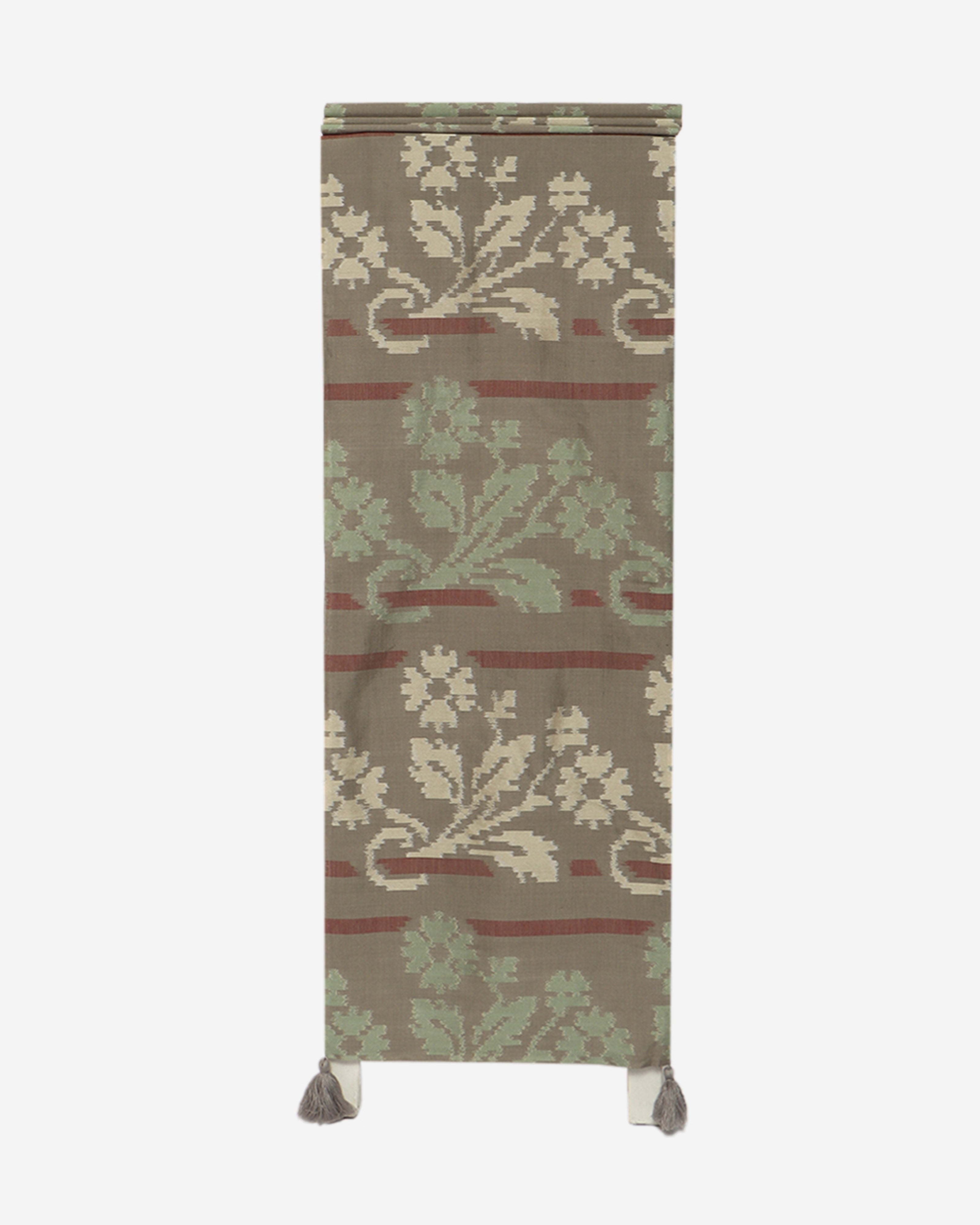 Tilda Pochampally Weft Ikat Cotton Silk Table Runner