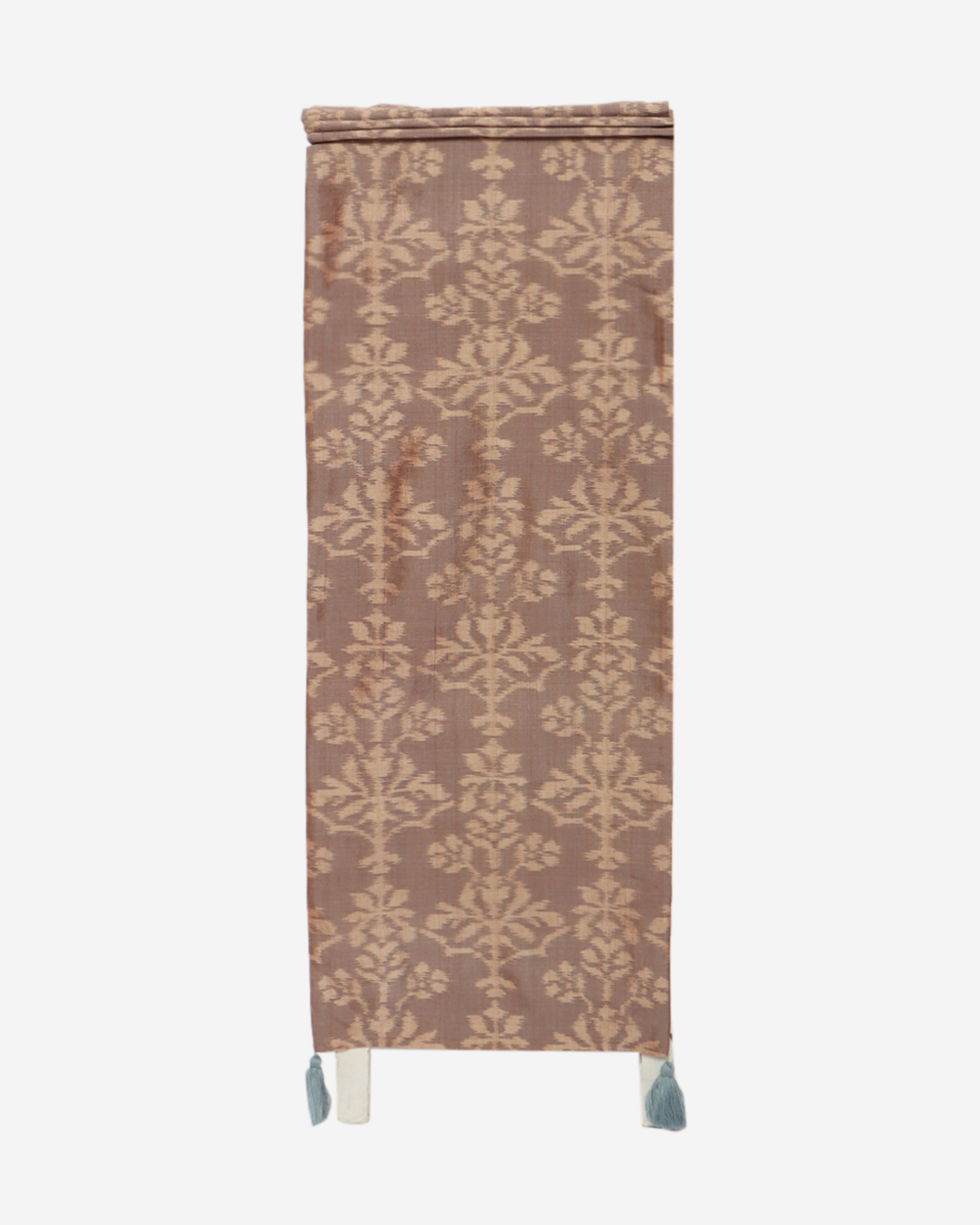 Saira Pochampally Weft Ikat Cotton Silk Table Runner