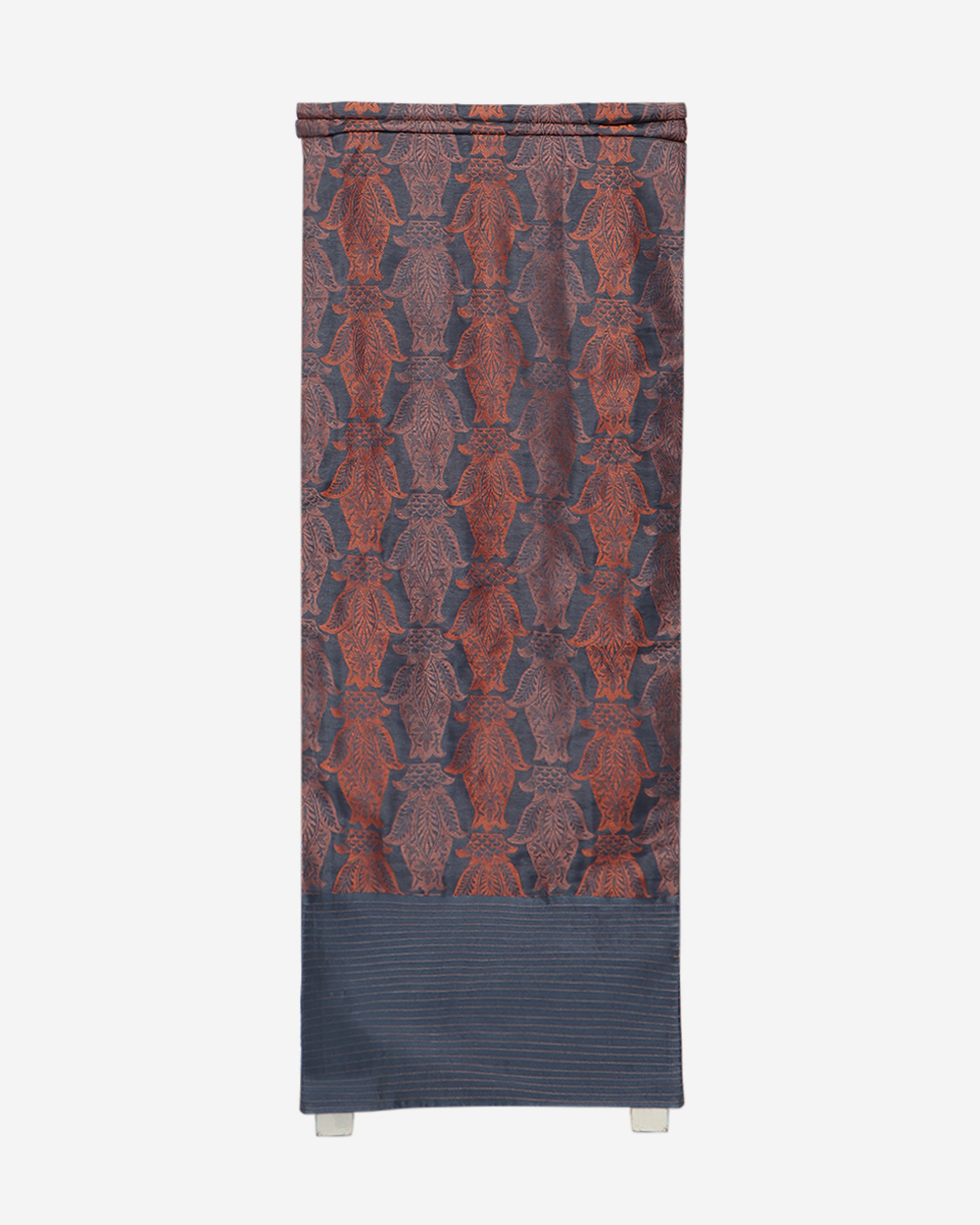 Aruvi Banarasi Powdi Silk Linen Table Runner
