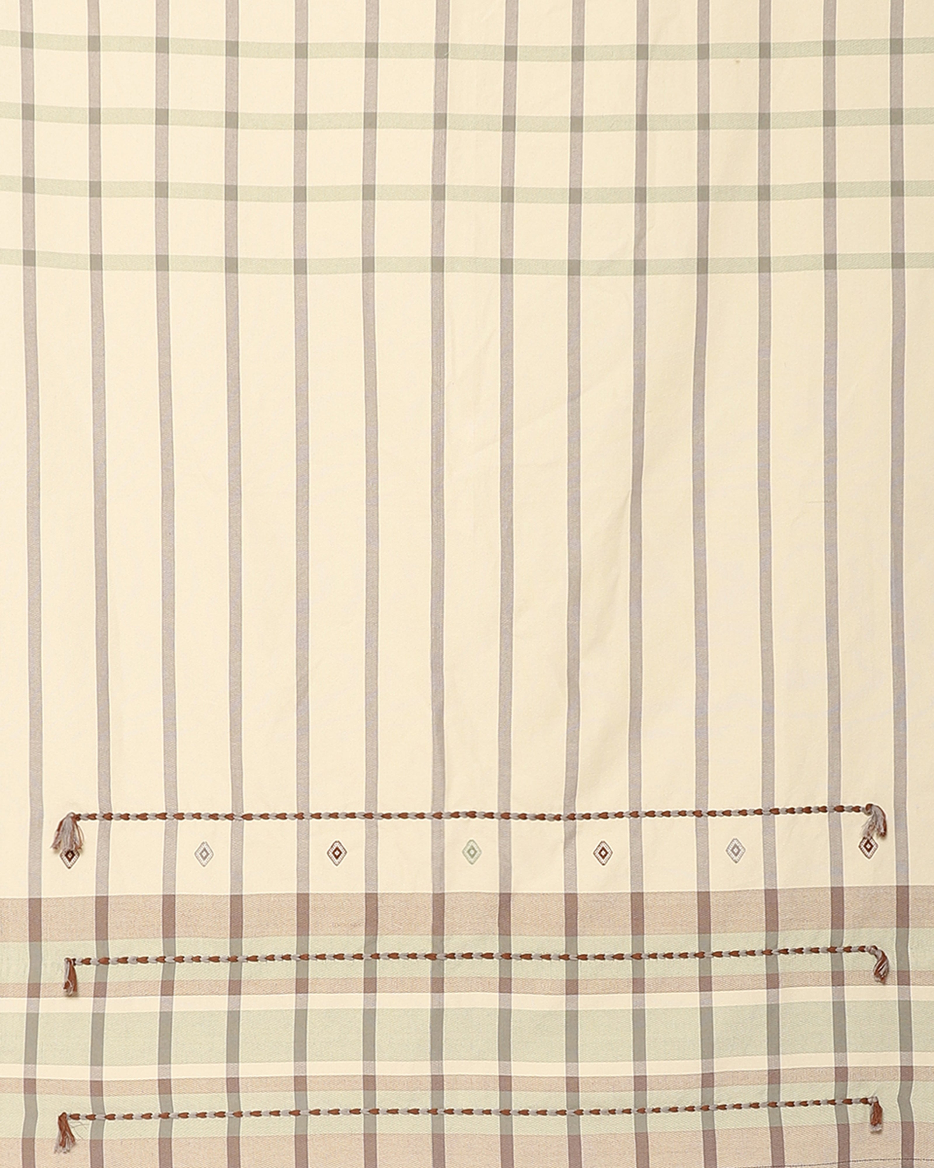 Agata Bhujodi Extra Weft Cotton Table Cover