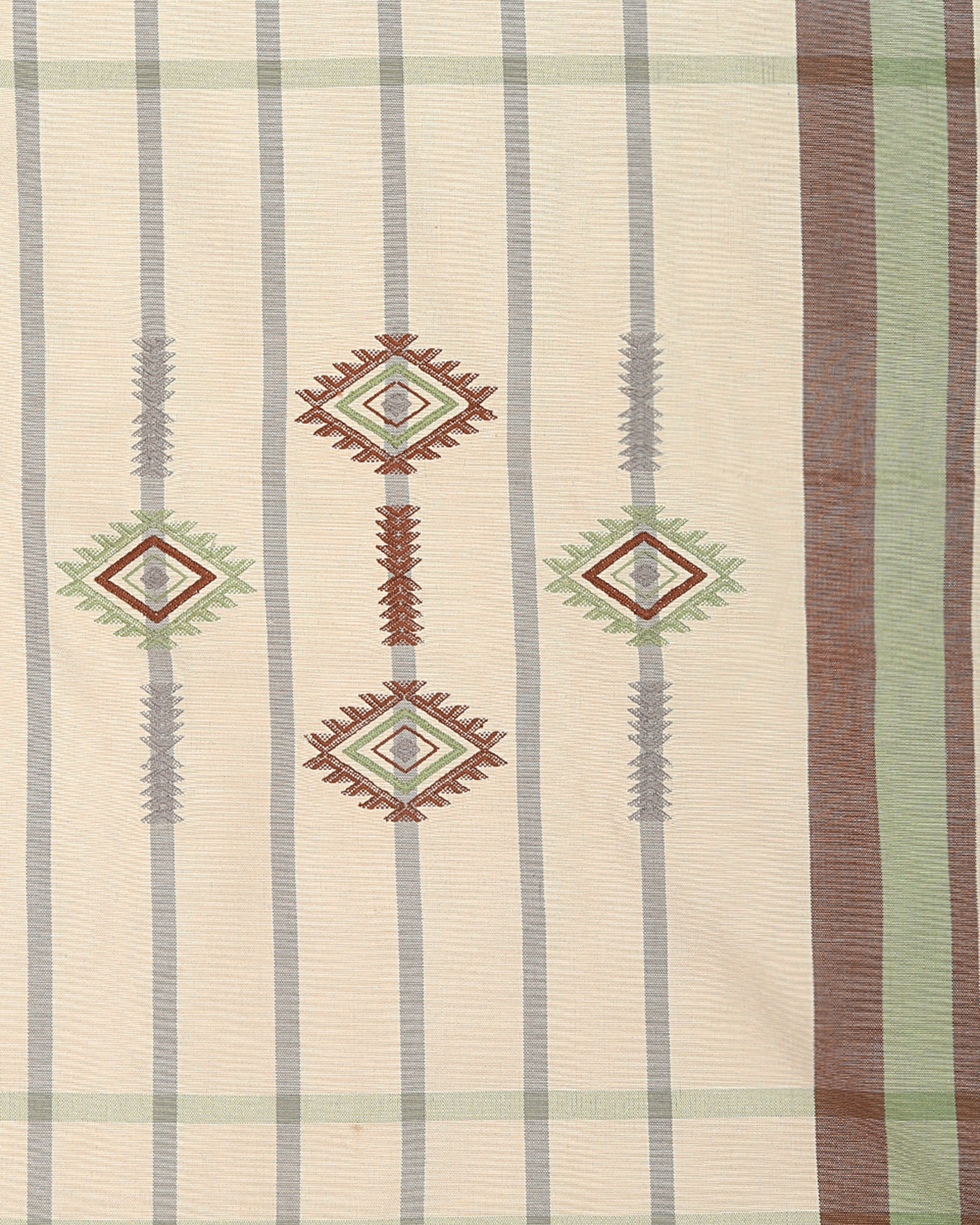 Agata Bhujodi Extra Weft Cotton Table Cover