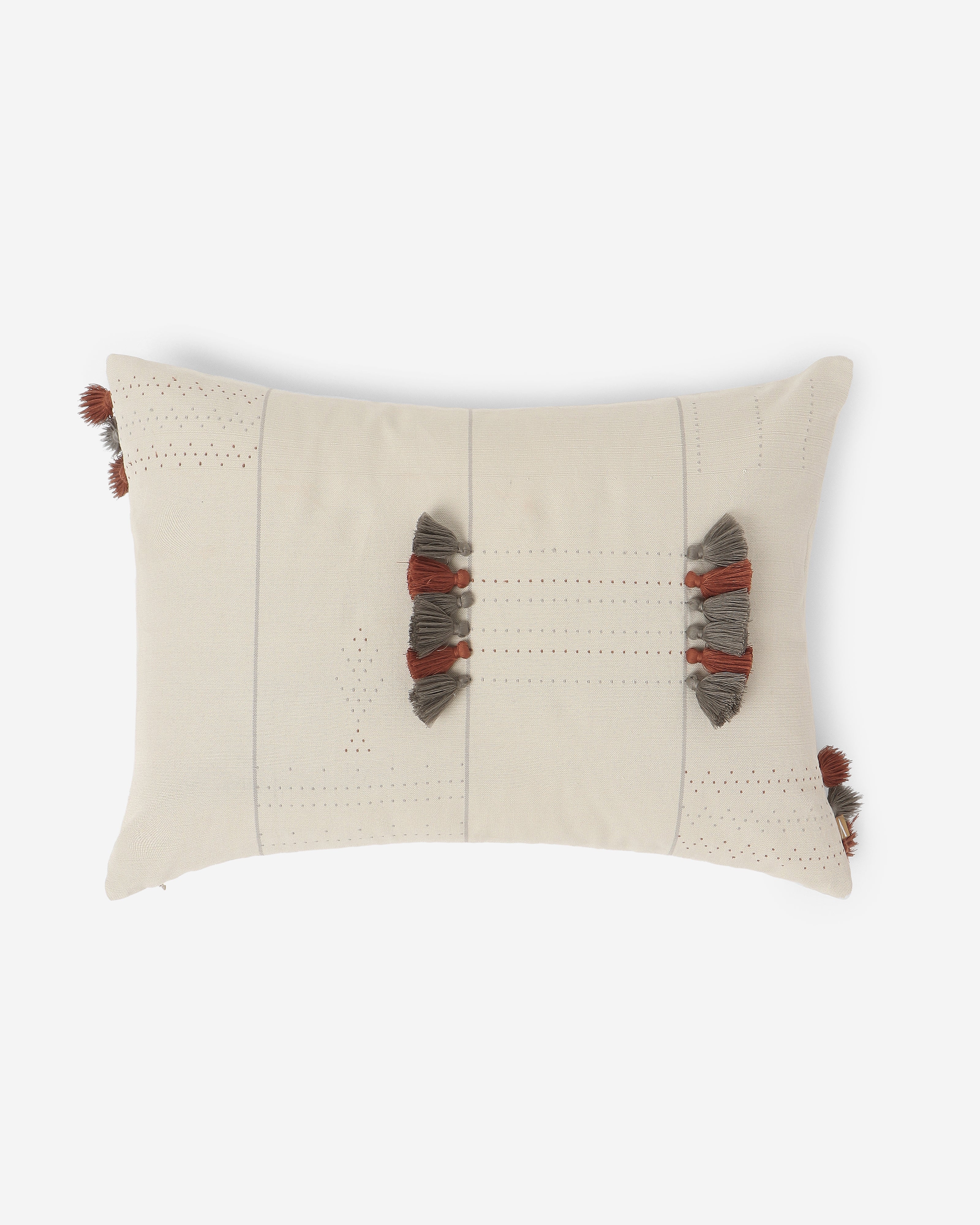 Checkform Bhujodi Tangalia Cotton Cushion Cover