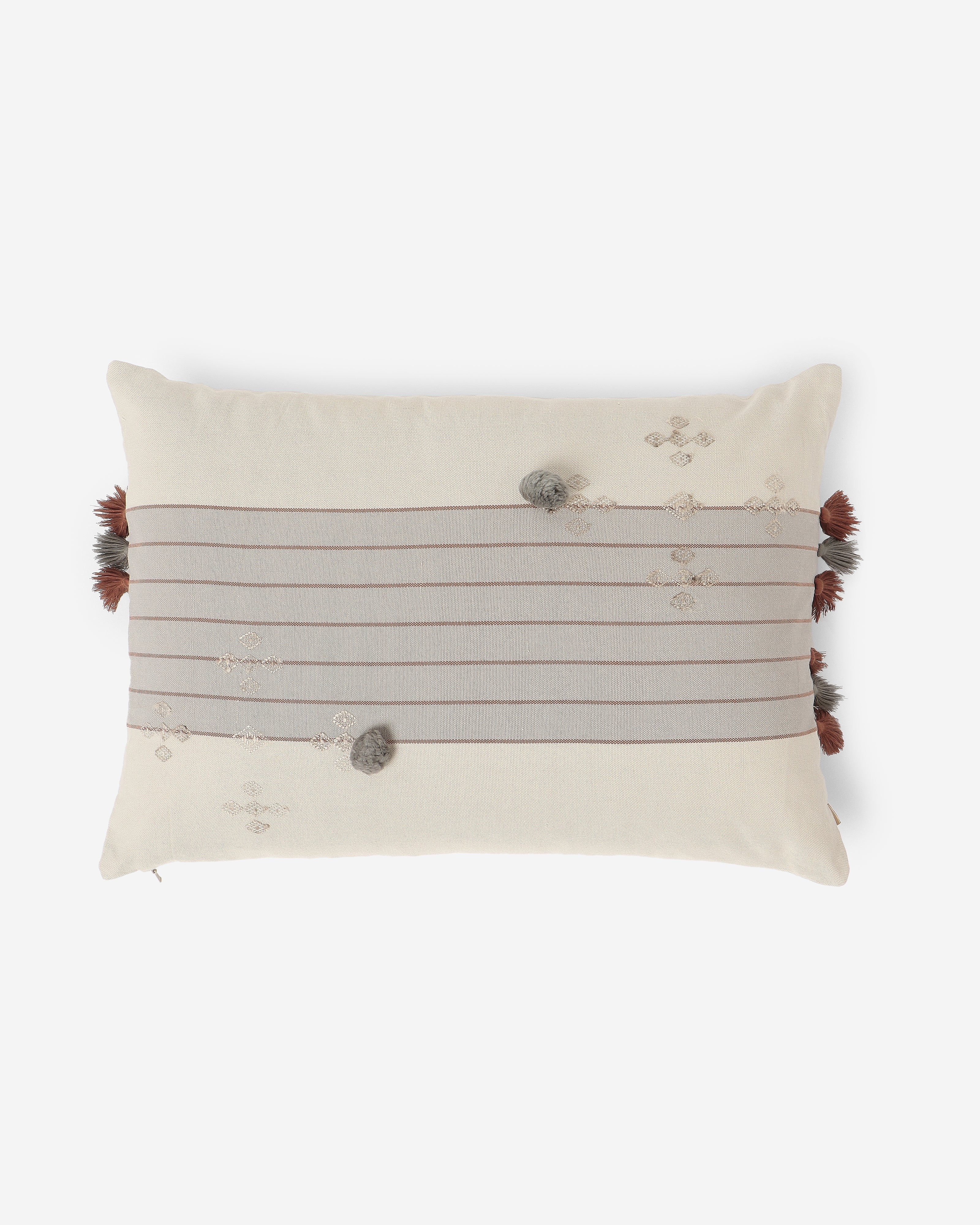 Surface Bhujodi Extra Weft Cotton Cushion Cover