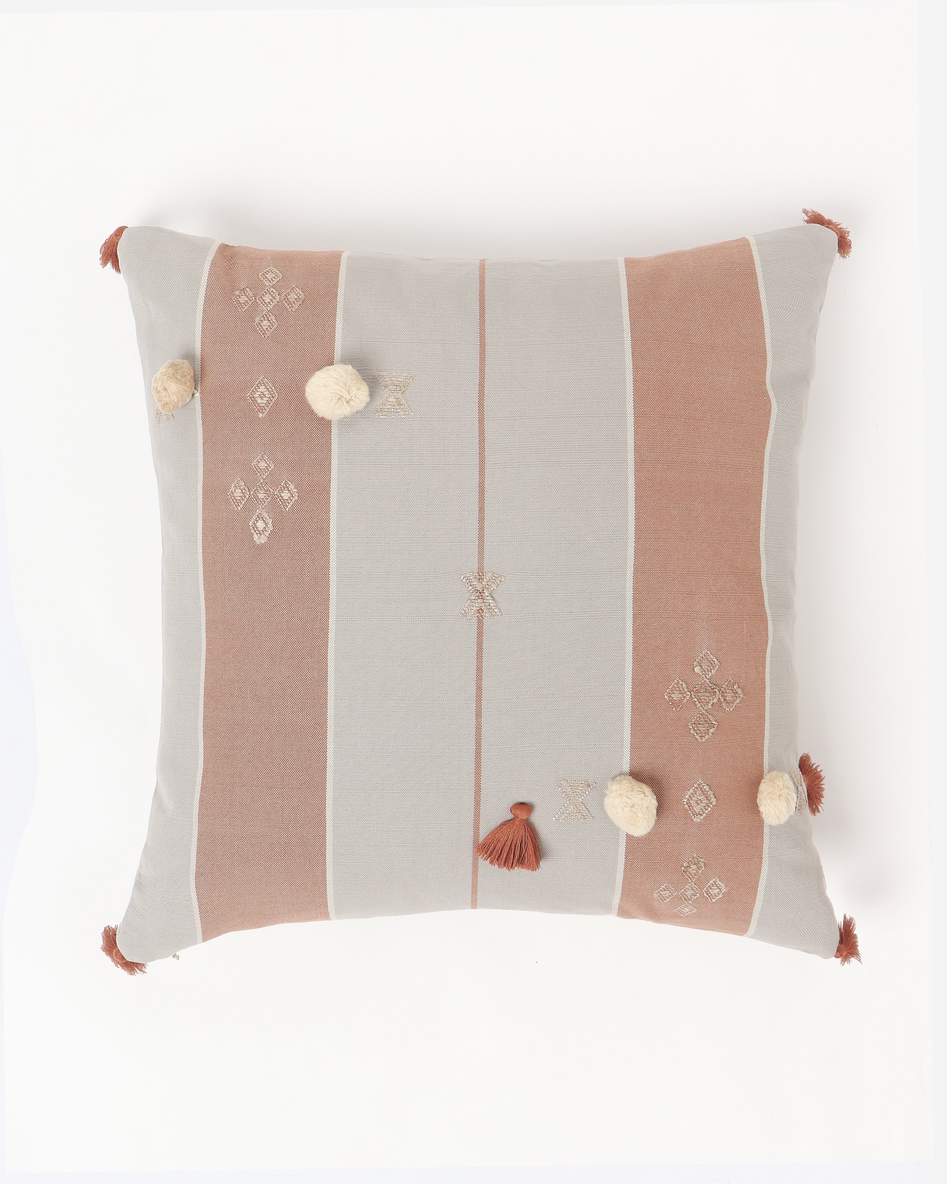 Form Bhujodi Extra Weft Cotton Cushion Cover