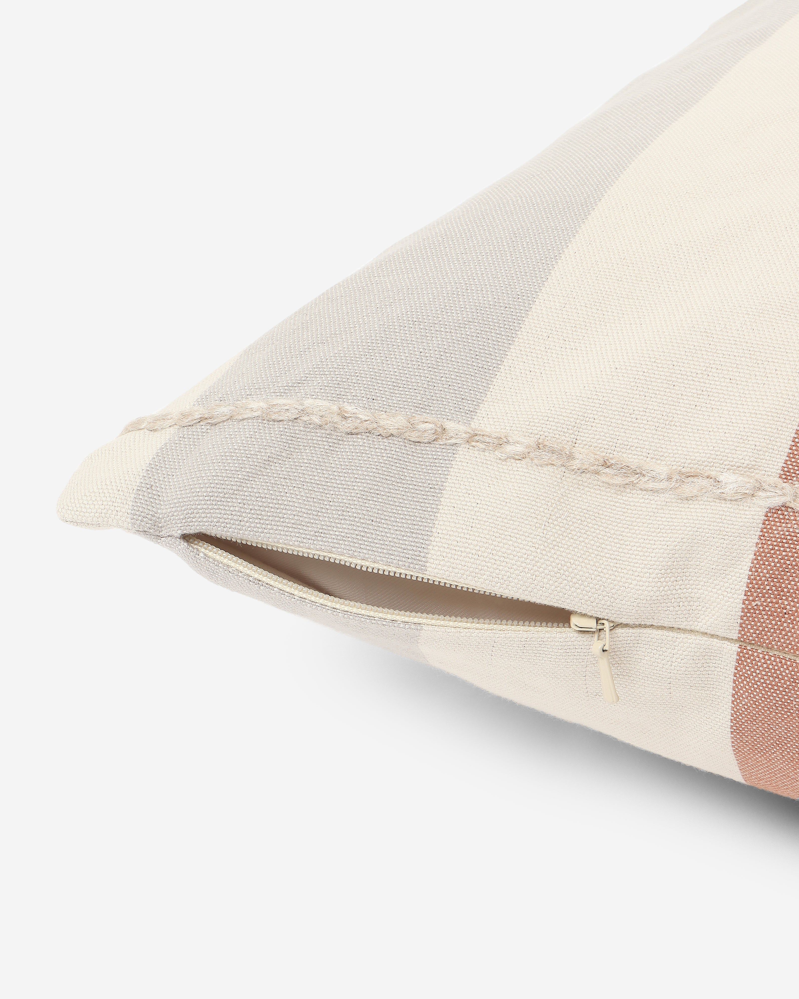 Rhombi Bhujodi Extra Weft Cotton Cushion Cover