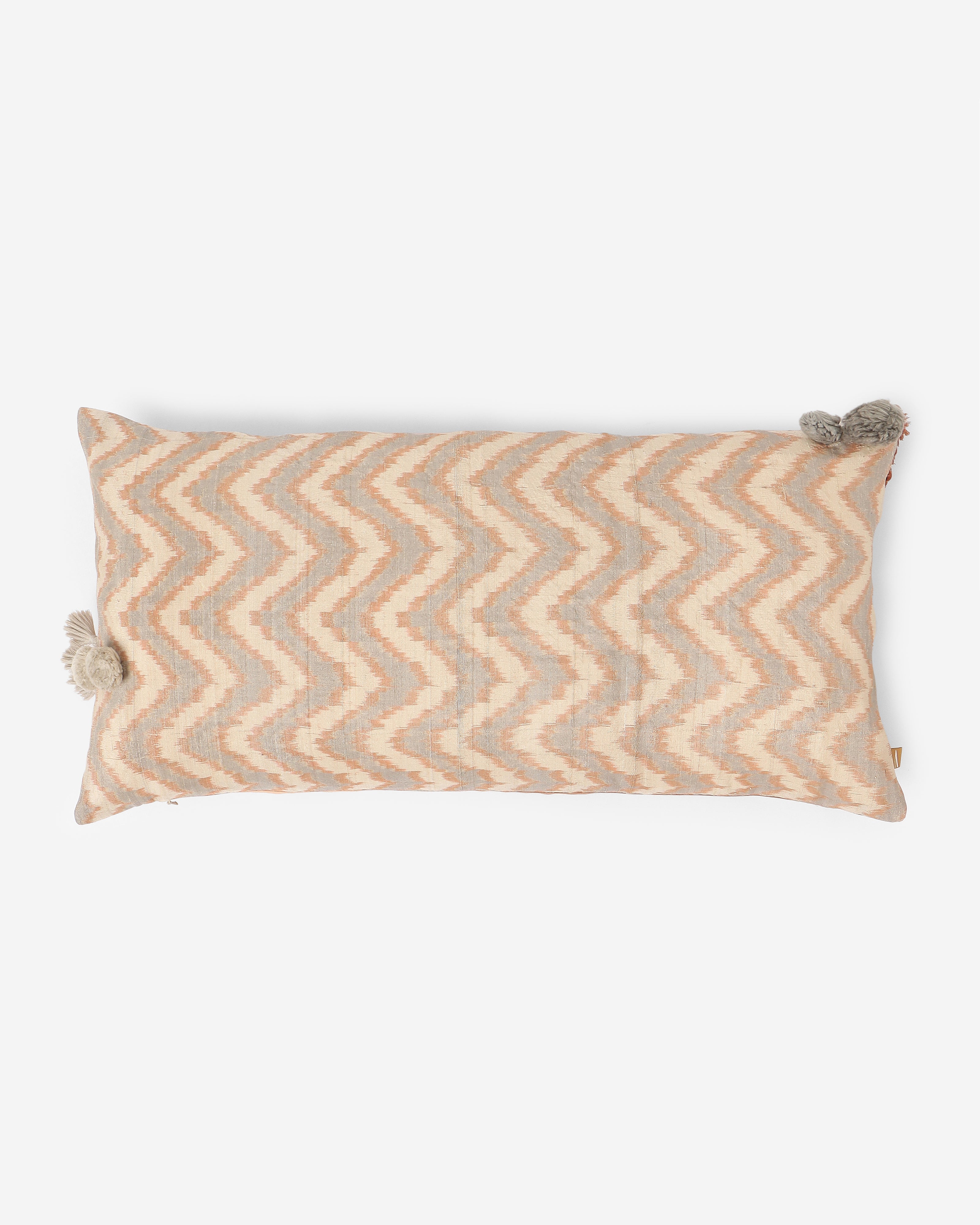 Forward Pochampally Warp Ikat Silk Cushion Cover