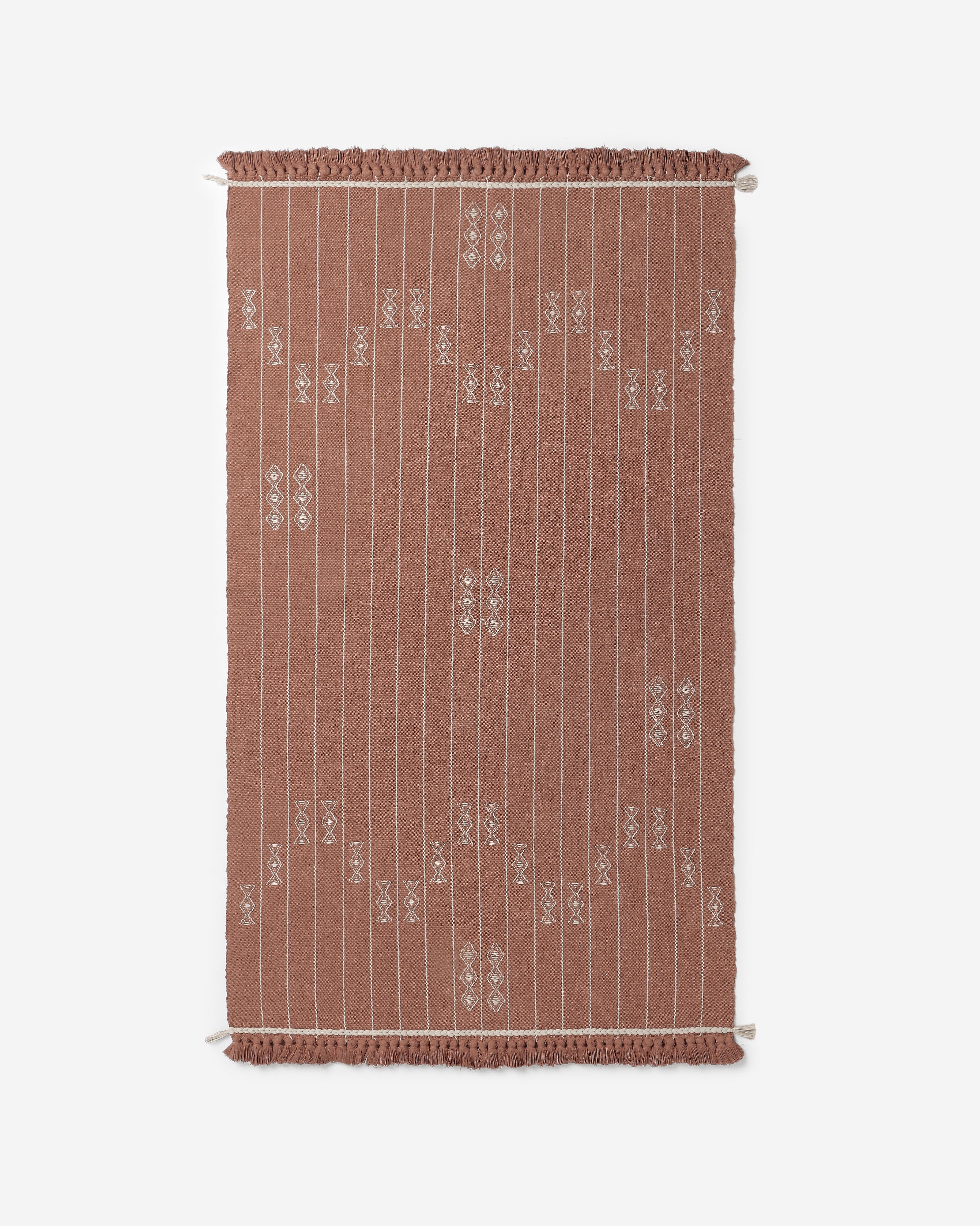 Geowave Bhujodi Extra Weft Cotton Rug